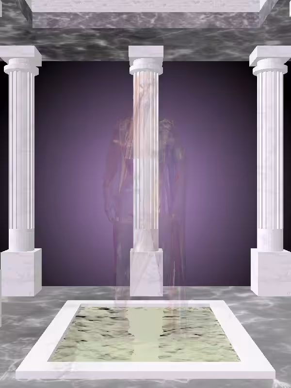 HeavenComputer: The Fading Indifferent Multichrome Haze Woman #7664