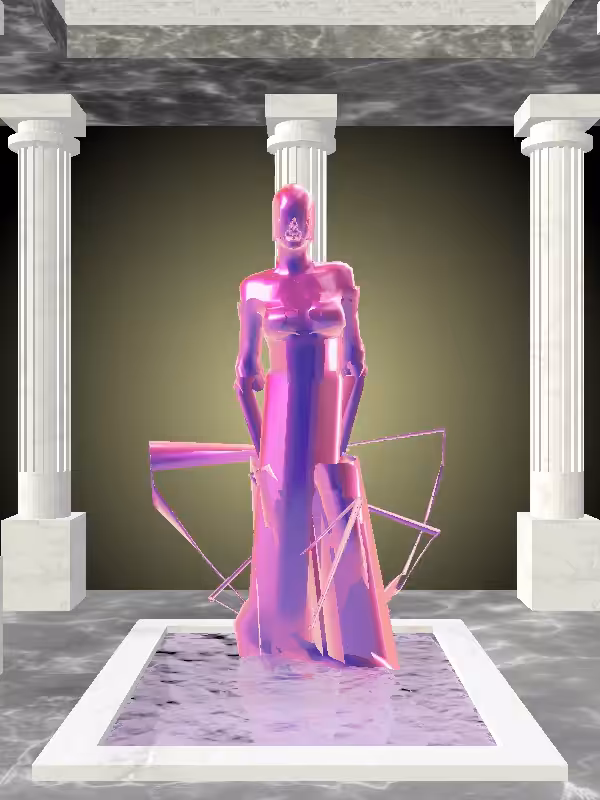 HeavenComputer: The Loser Magnetic Magenta Woman #6955