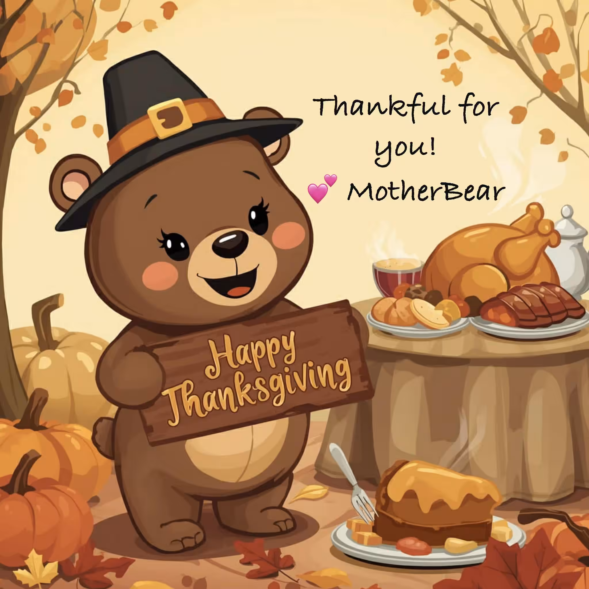 Thankful for you!