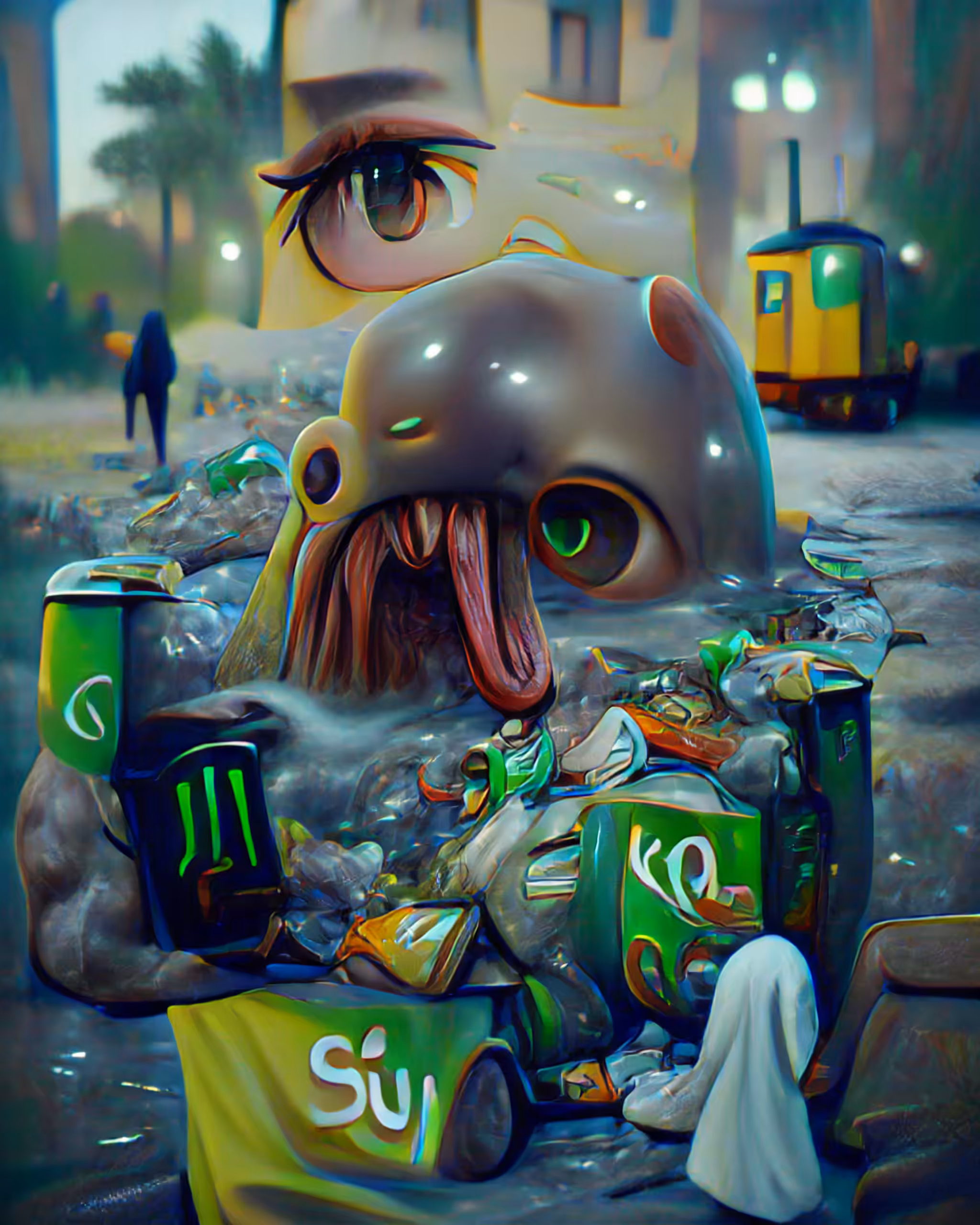 Trash Sushi Monster