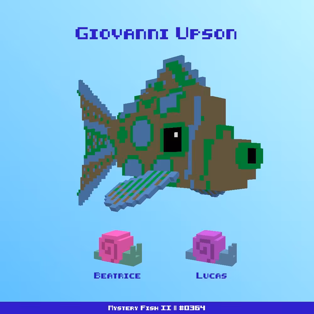 Giovanni Upson :: Mystery Fish 0364/1000
