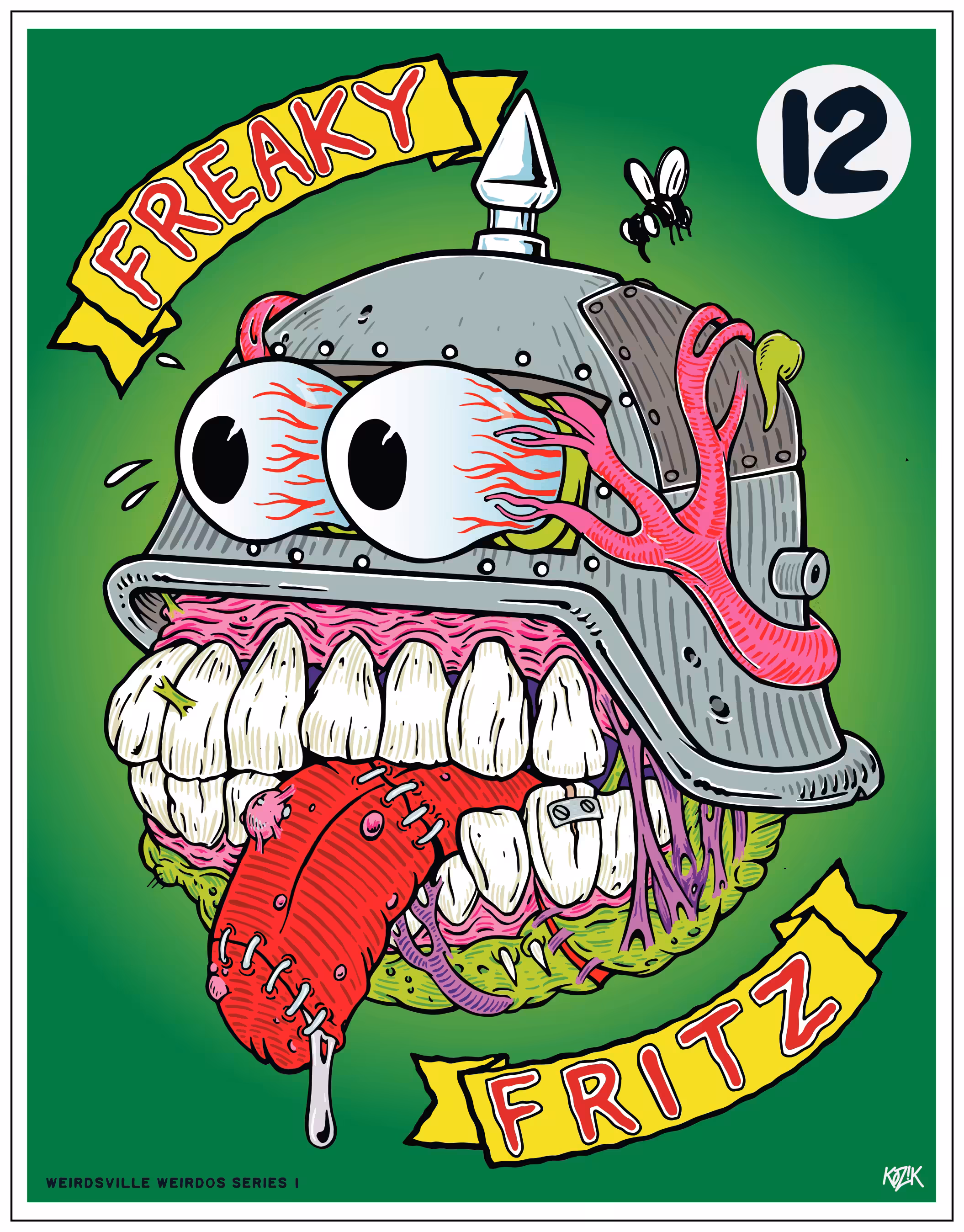 Weirdsville Weirdos Series 1 Watermelon Fritz