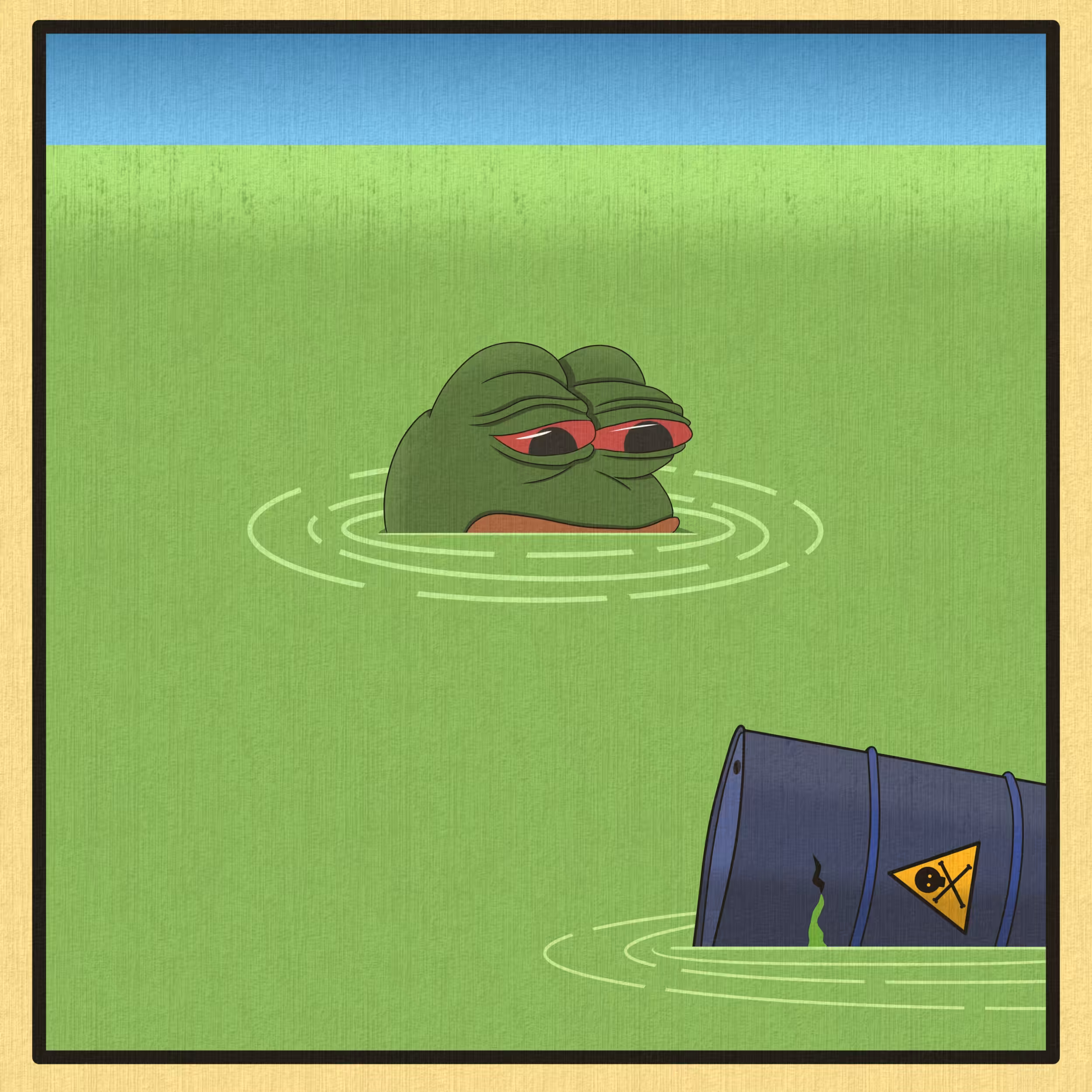 Pepe likes swimming