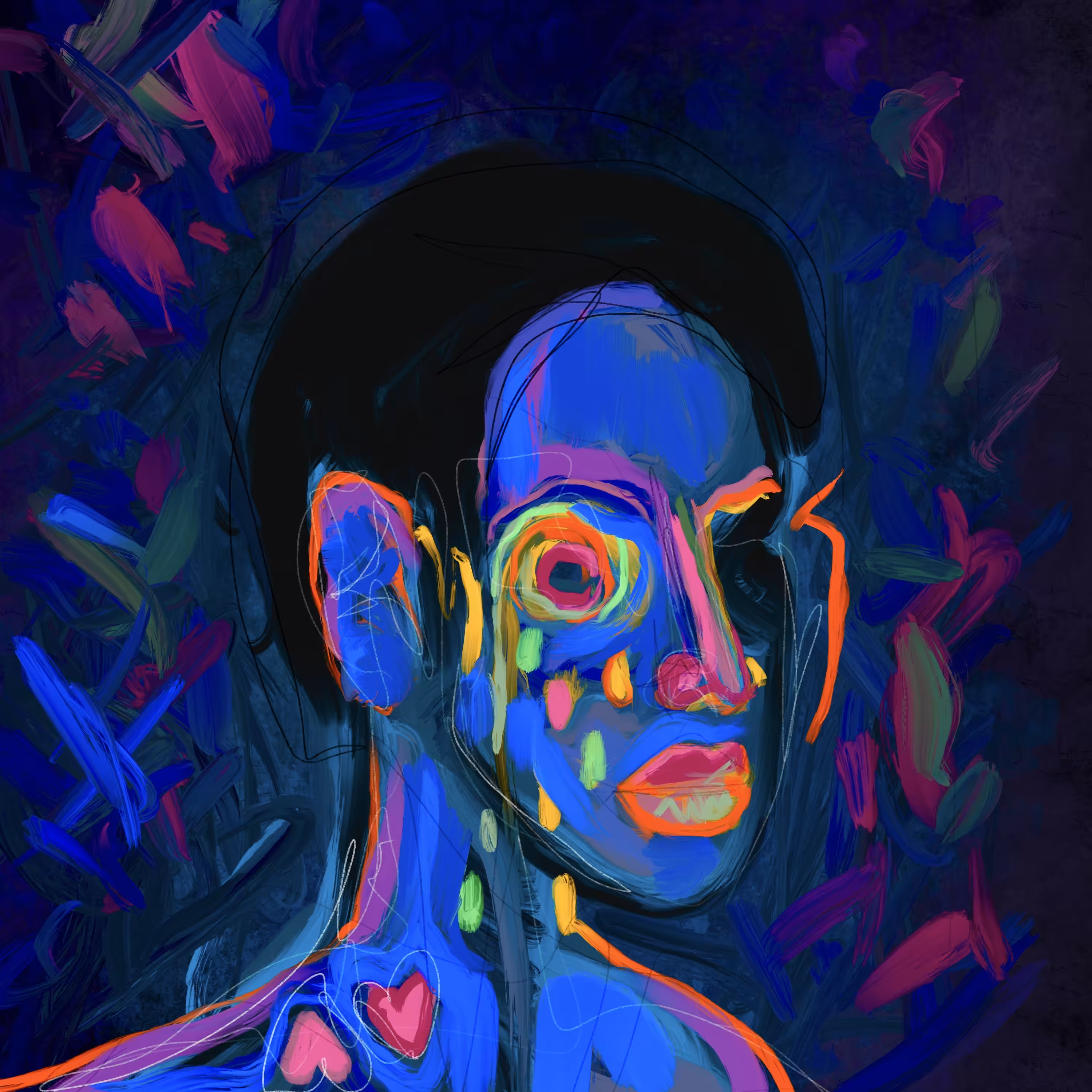 A Warm Blue Thank You