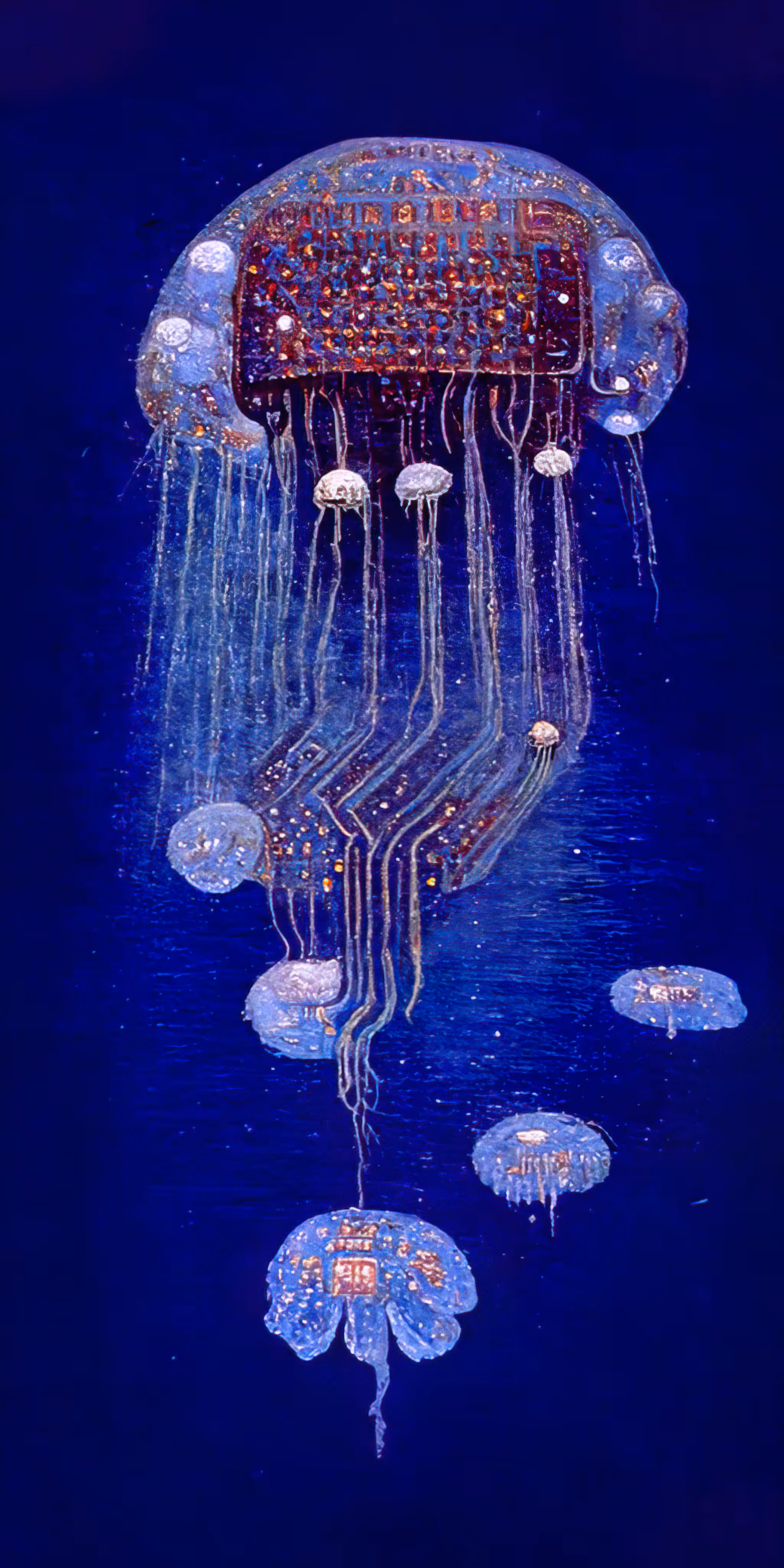 hybrid ecosystems : mesopelagic calculations I