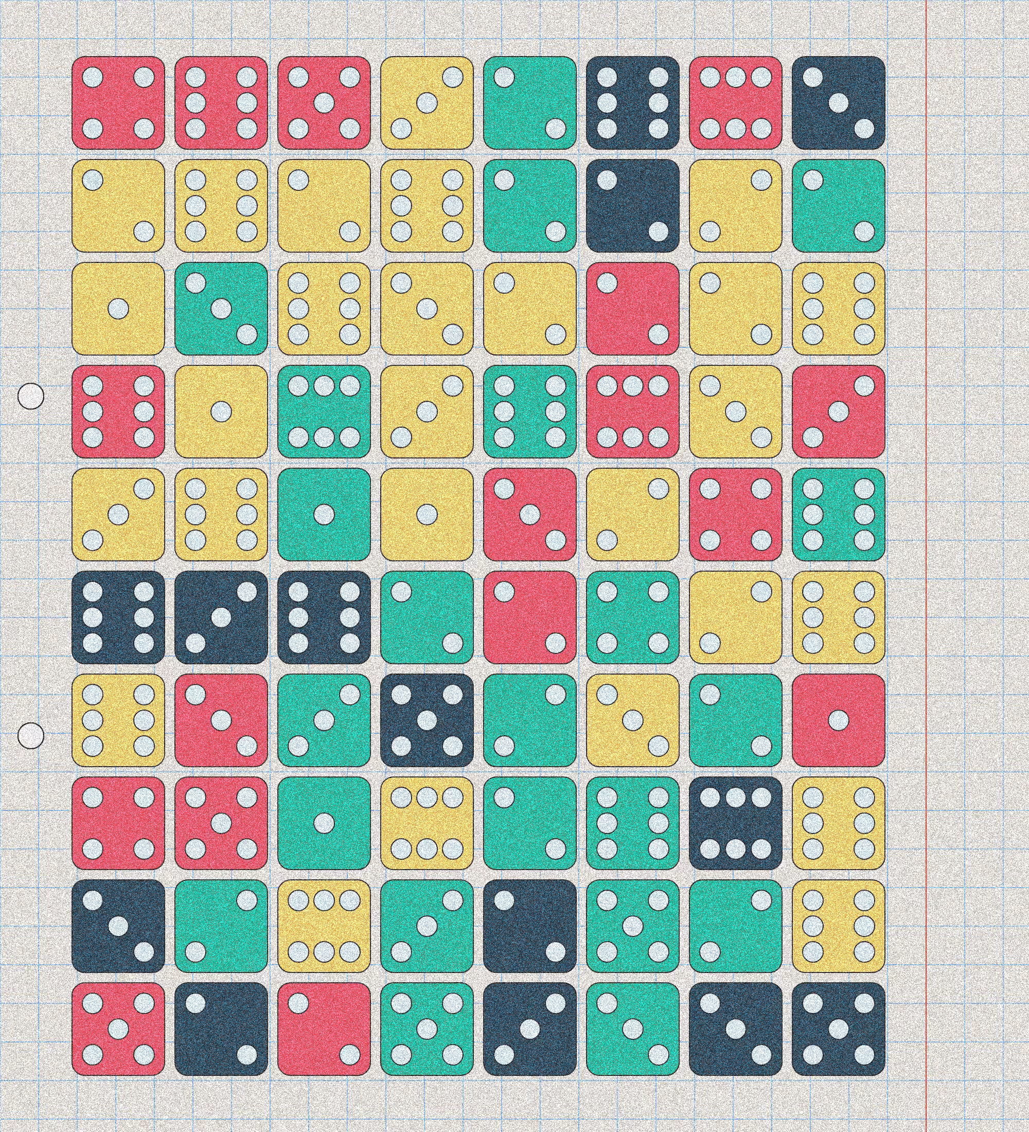 sketchbook page 6: dice roll #23