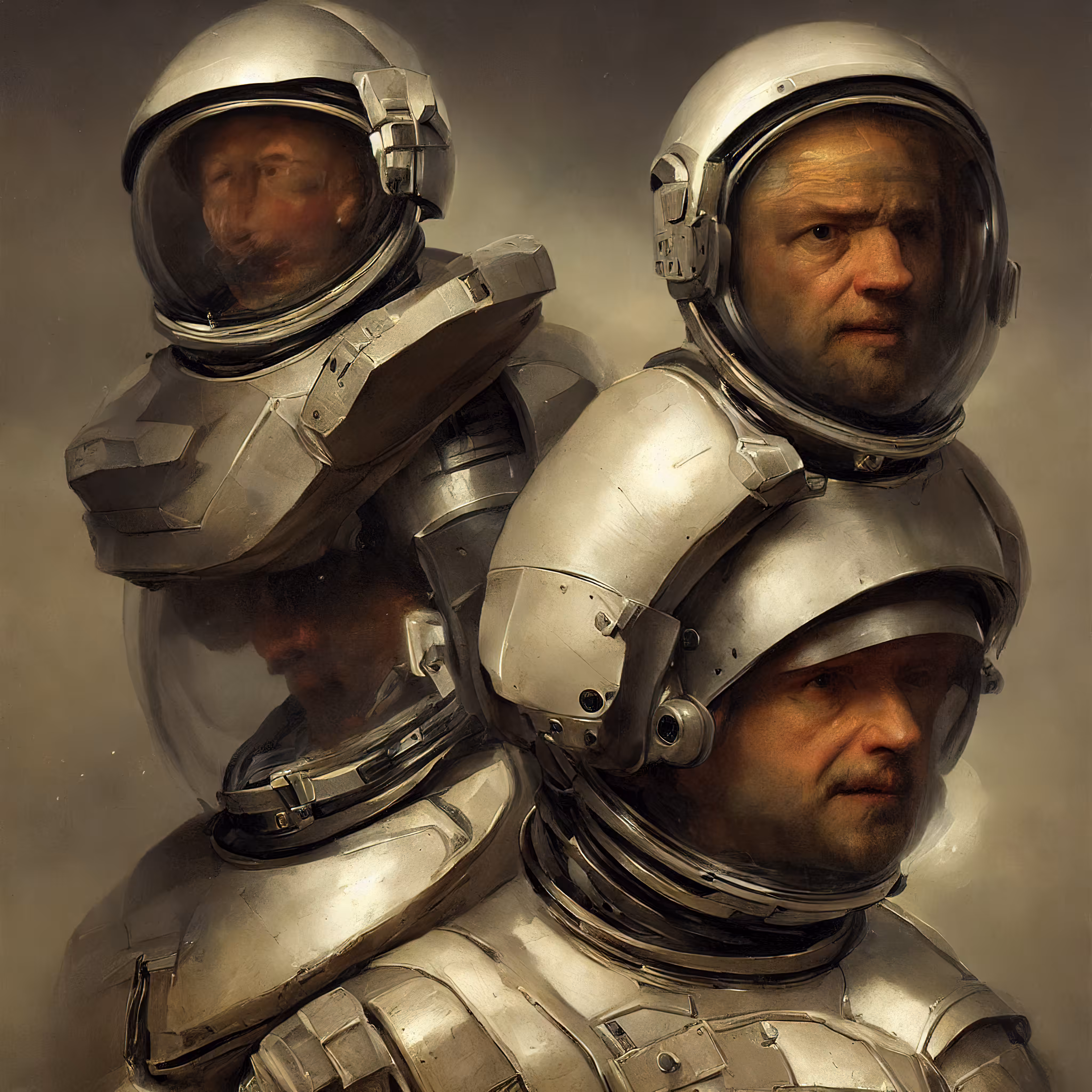 Something Happened on the Way to Heaven -3  (Multi Portrait -3)