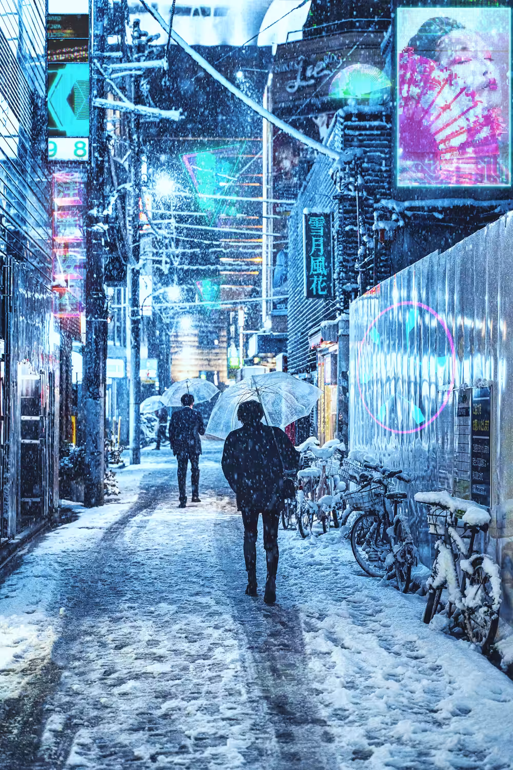 Snowy Back Alley -雪月風花-