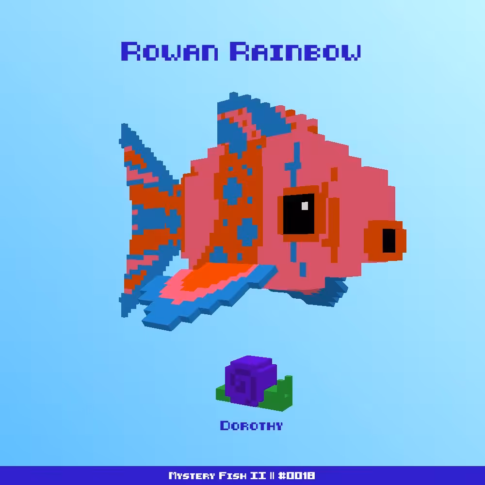 Rowan Rainbow :: Mystery Fish 0018/1000