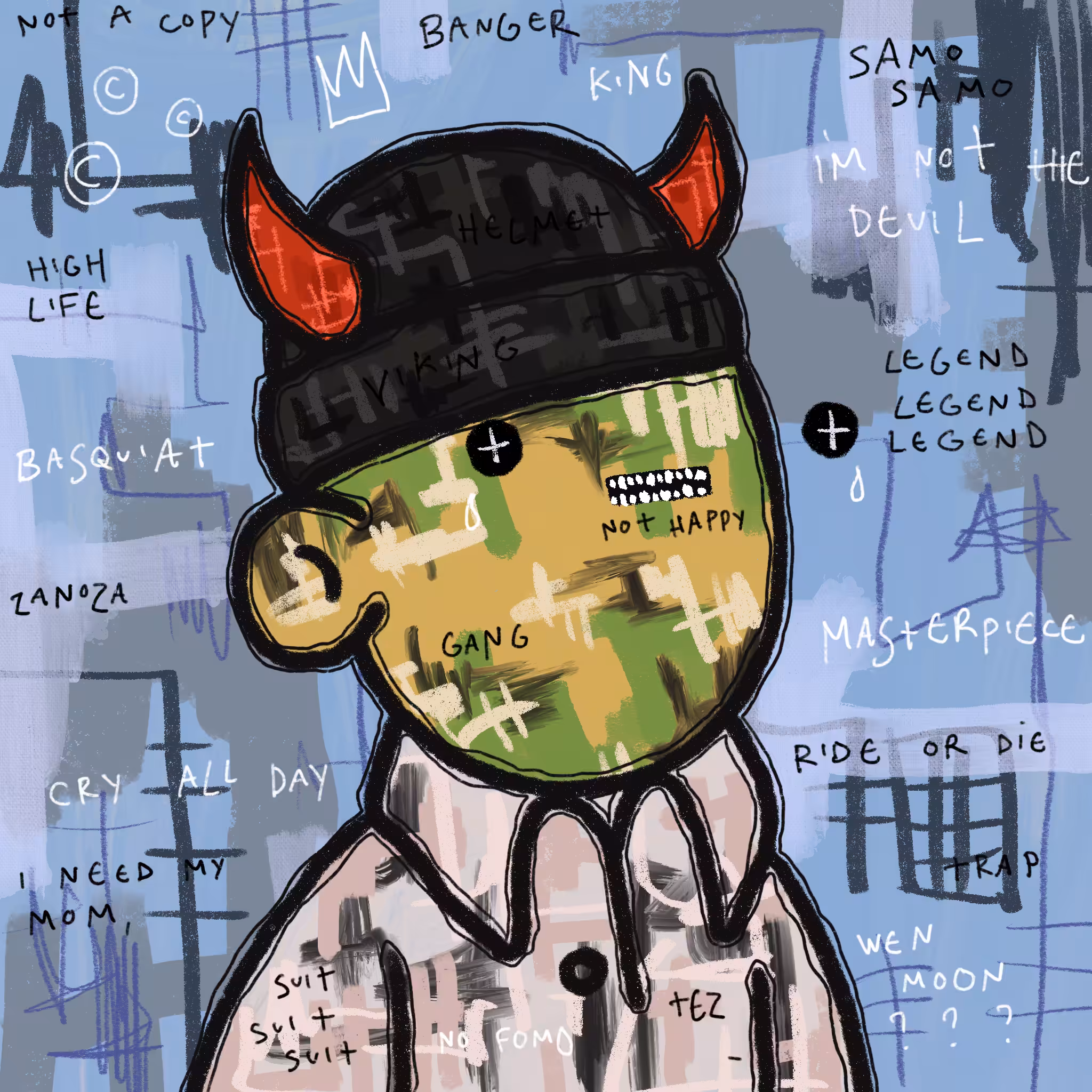 Doodlesquiat #82