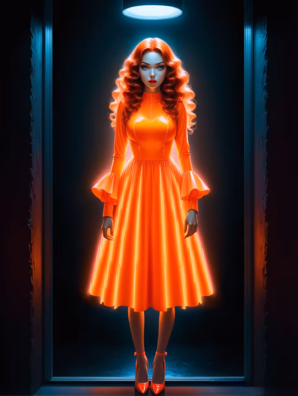 ❄👩🏻‍🦰 The Orange Flame, Frozen 👩🏻‍🦰❄