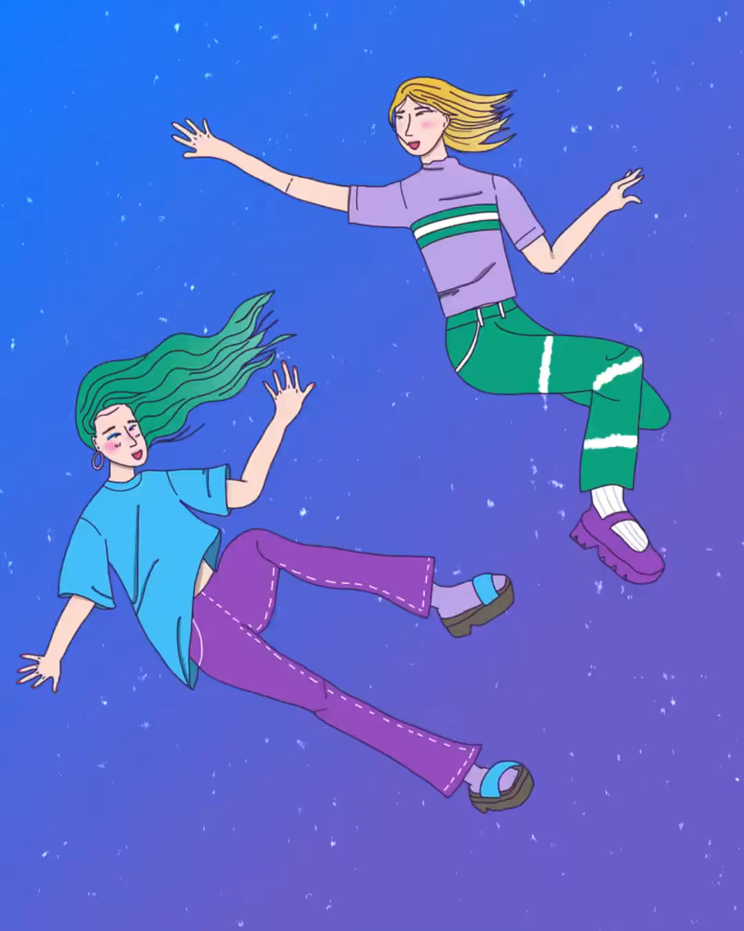 Life get's boring, let's floating in space!