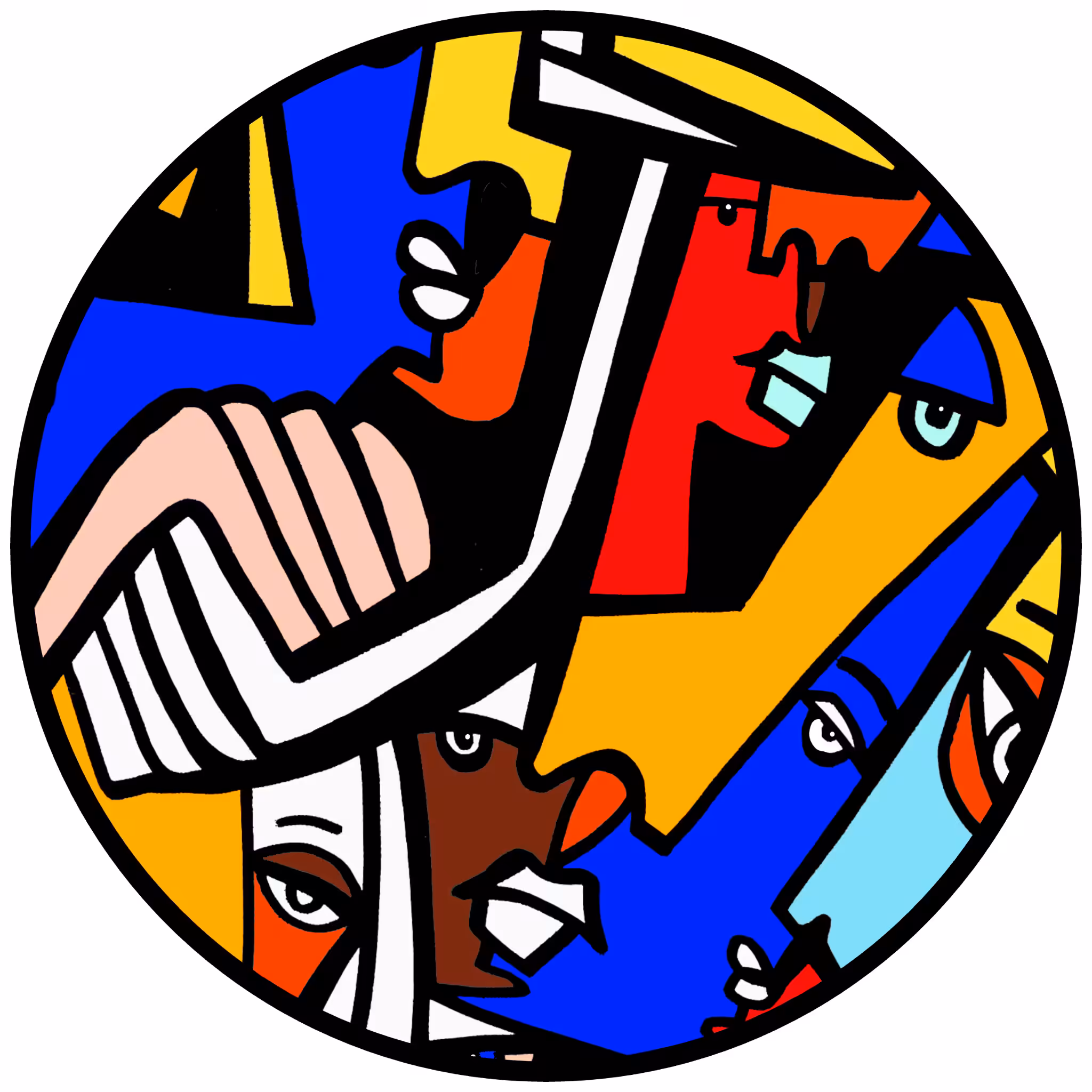 Cubist Circle 95
