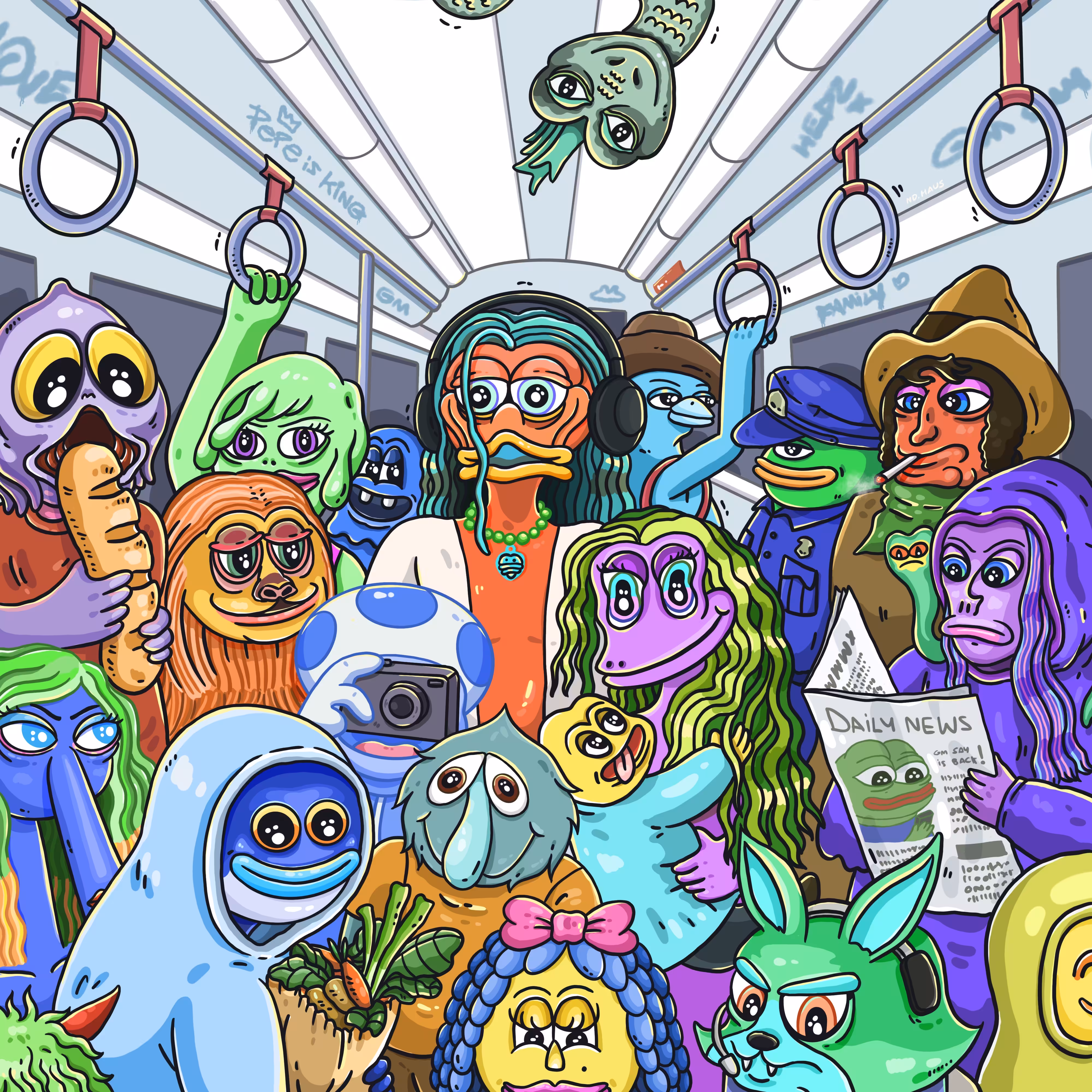 Hedz in train 🚝