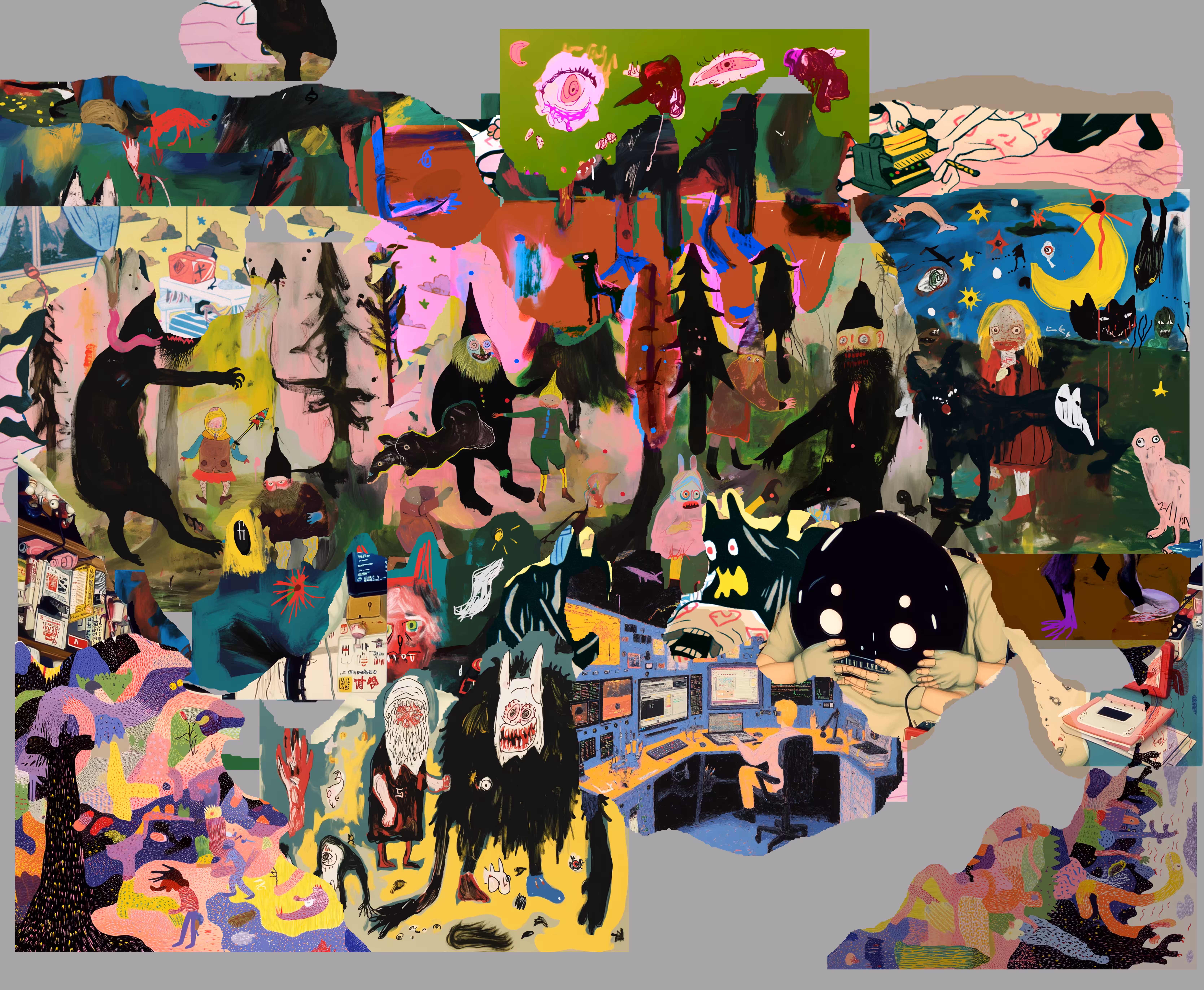 still art: christmas landscape 