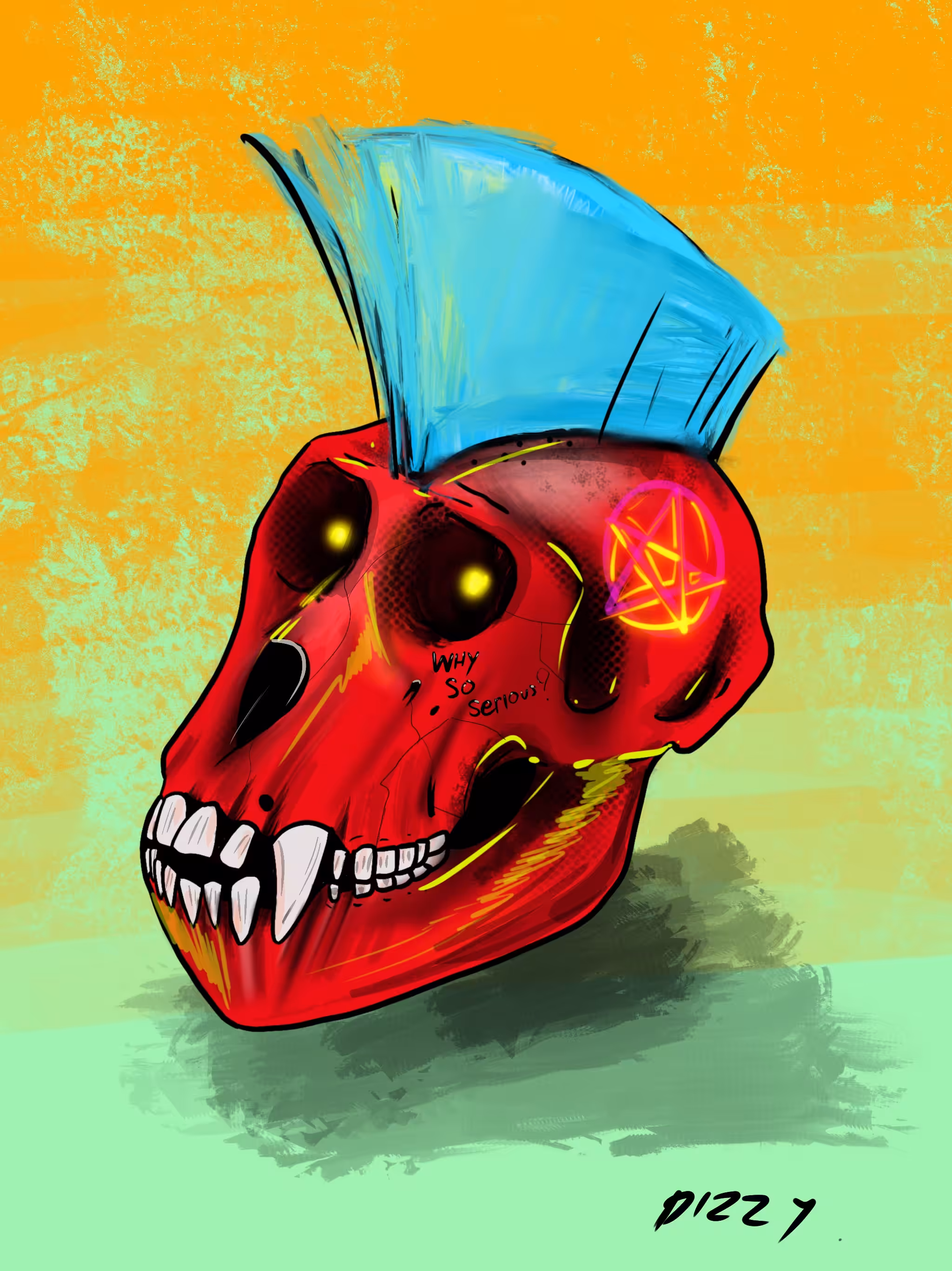 Ape skull 54