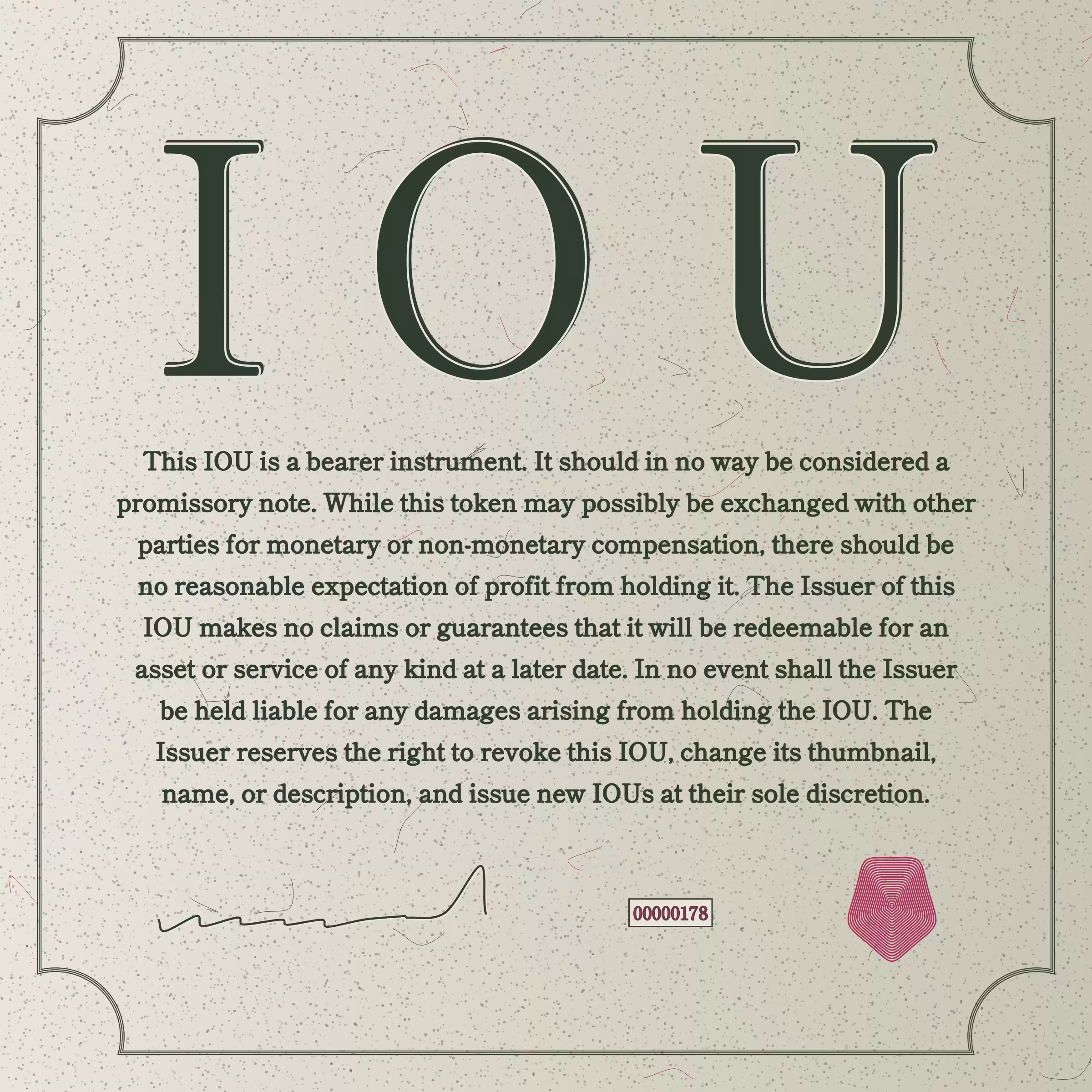 IOU #178