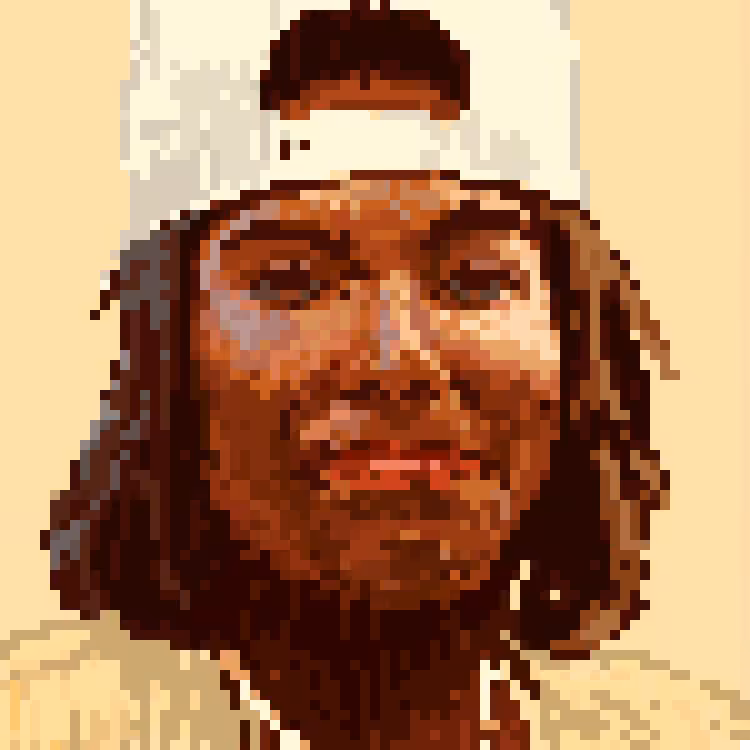 Queen Latifah Pixel Art