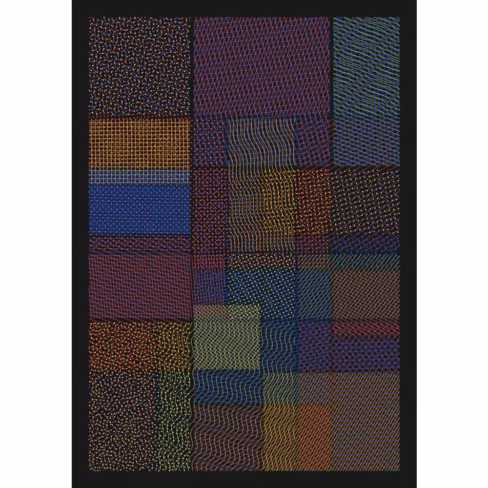 Pattern Grid Chaos  #49