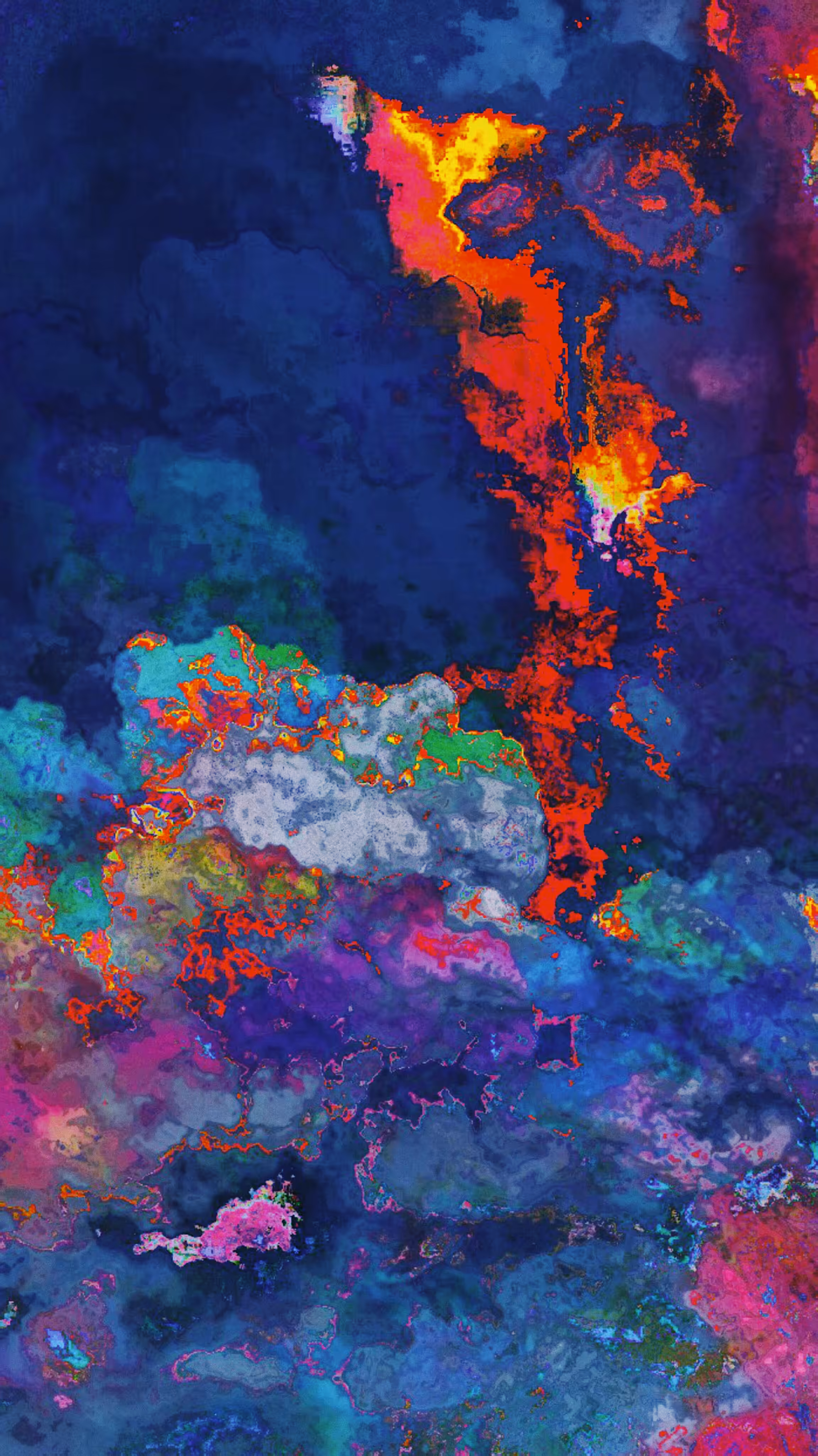 slow eruption