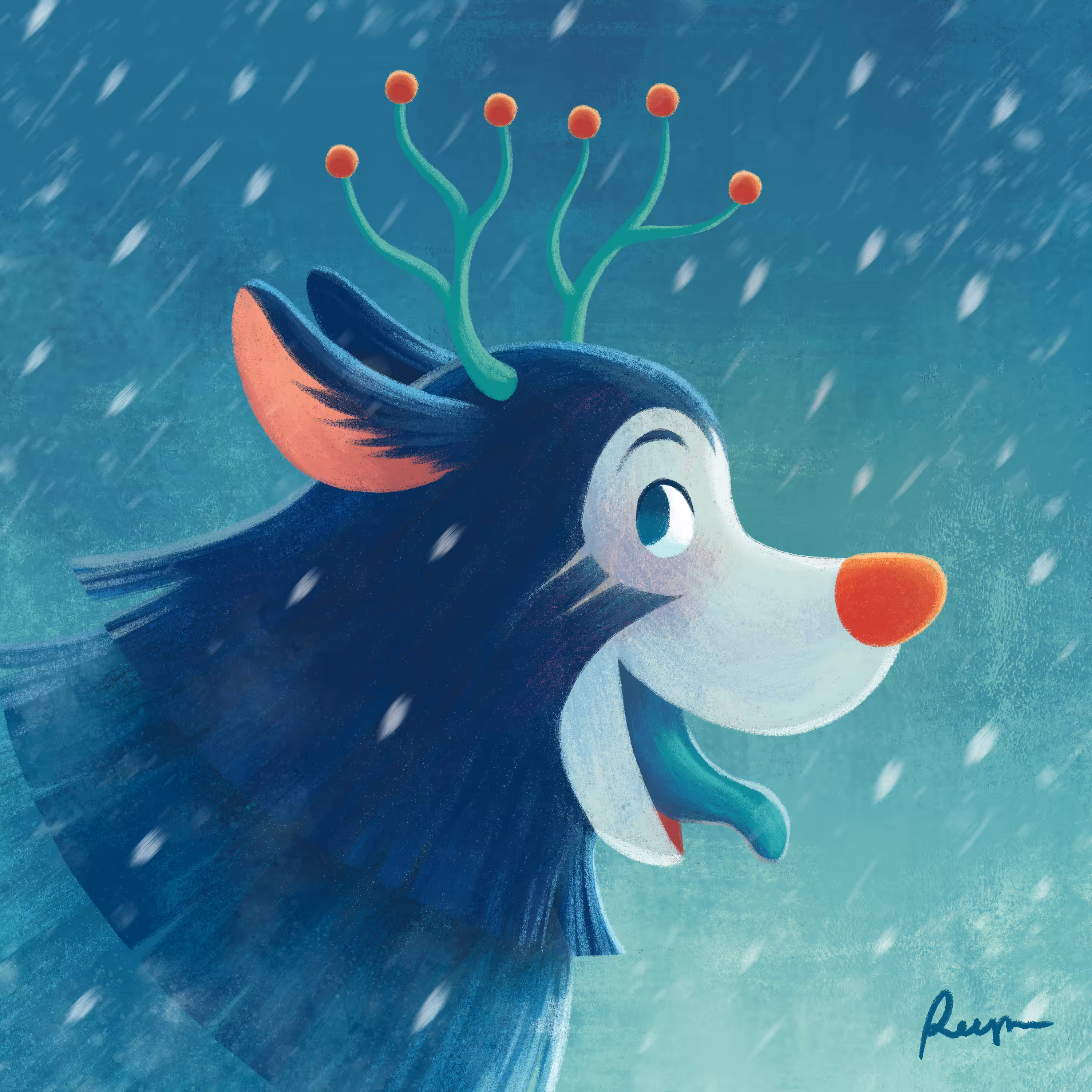 Blue the Magical Wolf
