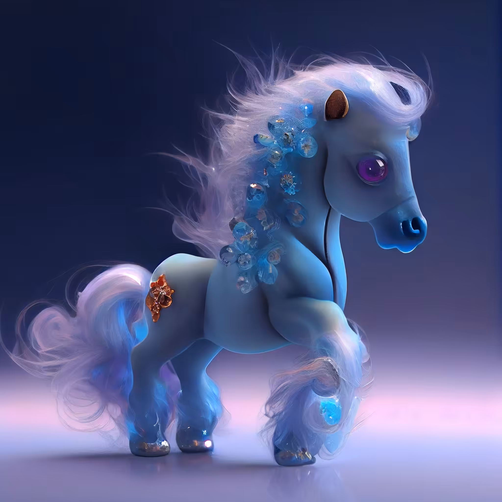 Cute baby horse