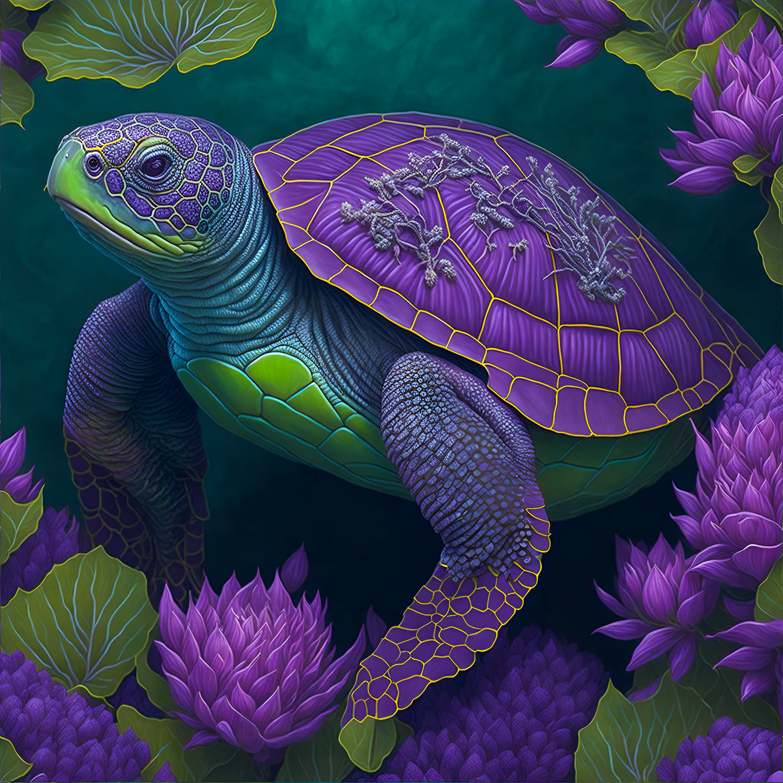 Majestic #21: sea-turtle 