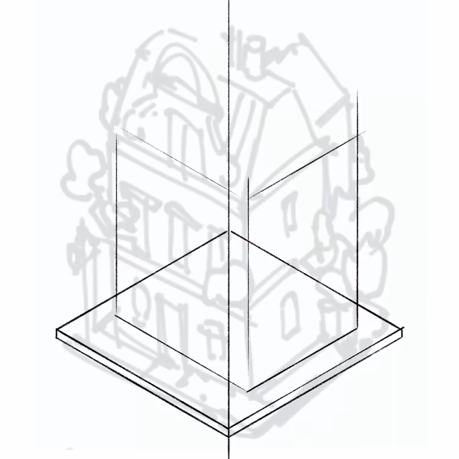 Curious Cabins #1 - Mural / Making Of