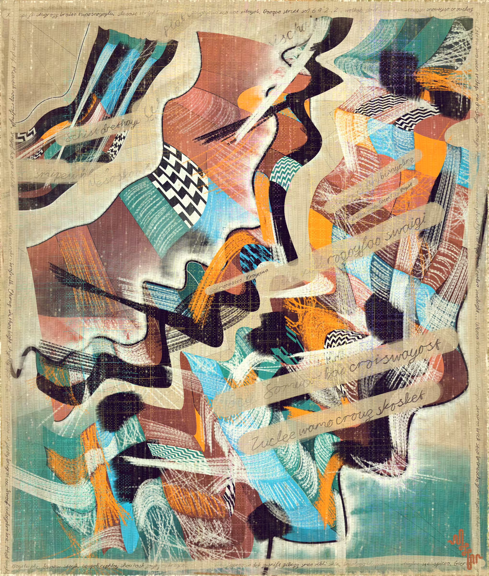 Amplitudes of Canvas #138