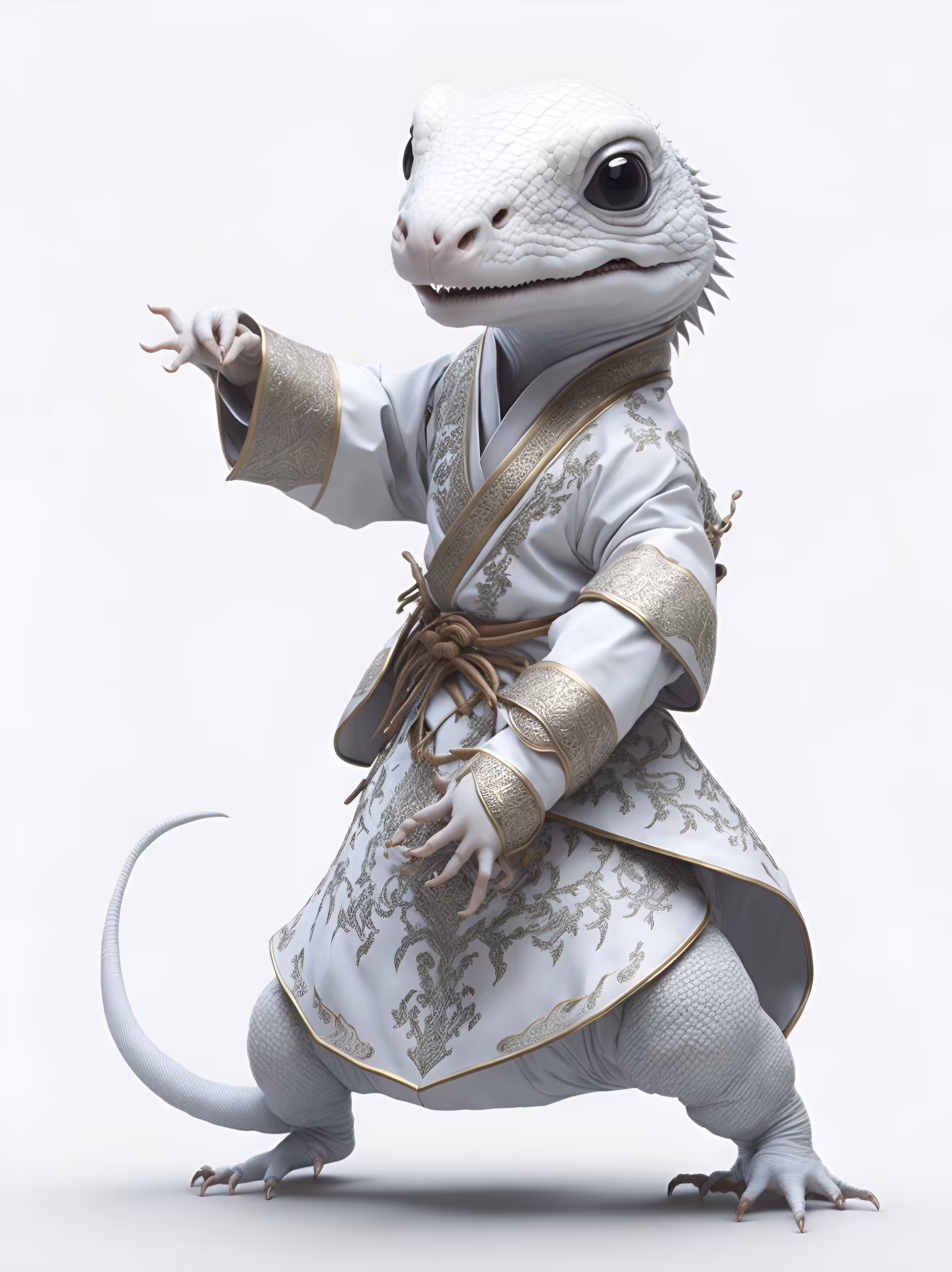 Baby Kung Fu Lizard