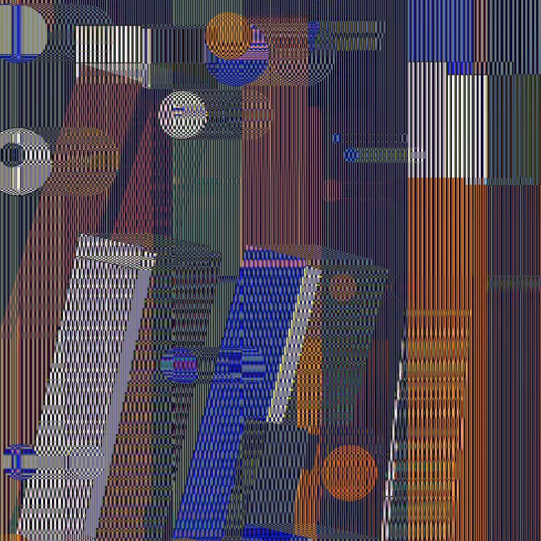 Technicolor Winter (after dead flowers) #6