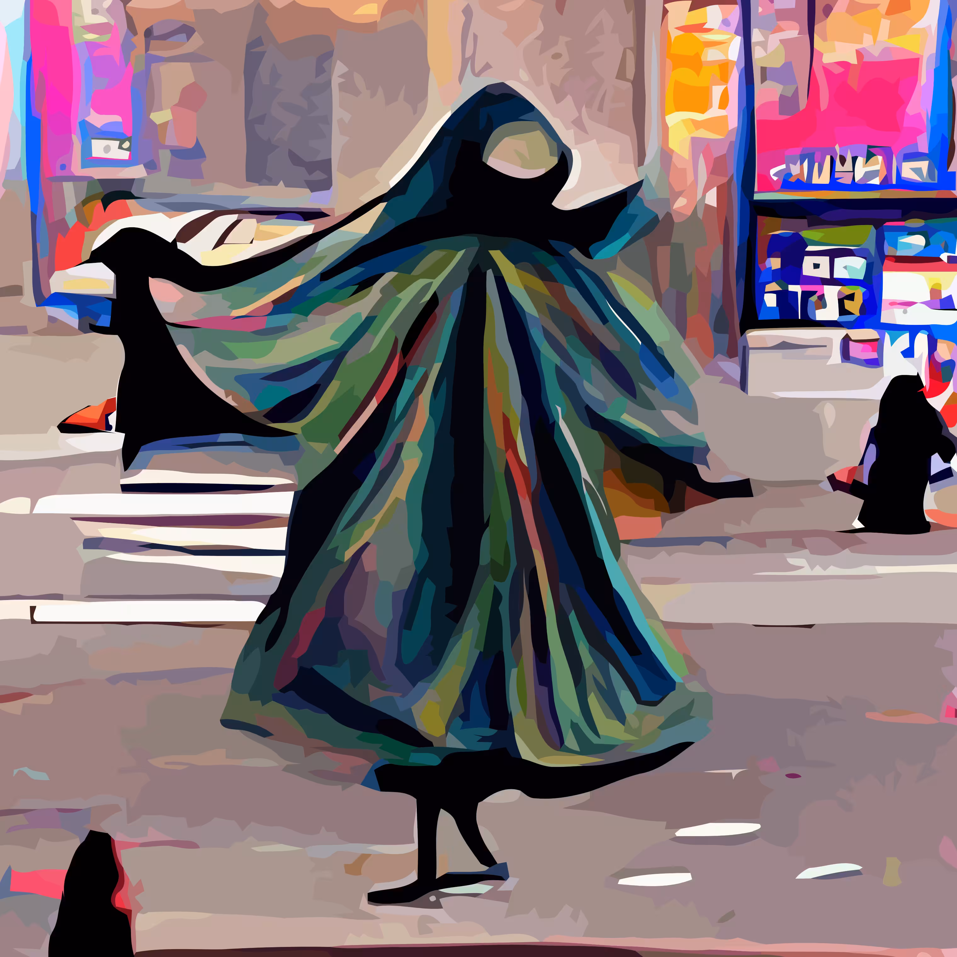 Cloaked Figures #003
