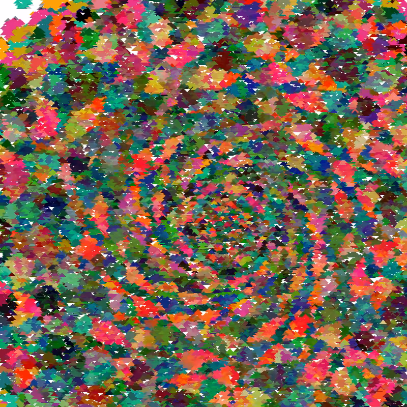 Mosaic or stained glass drops #61