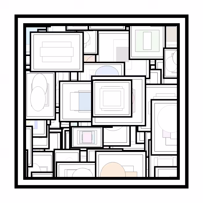 "enclosed in a frame" #3