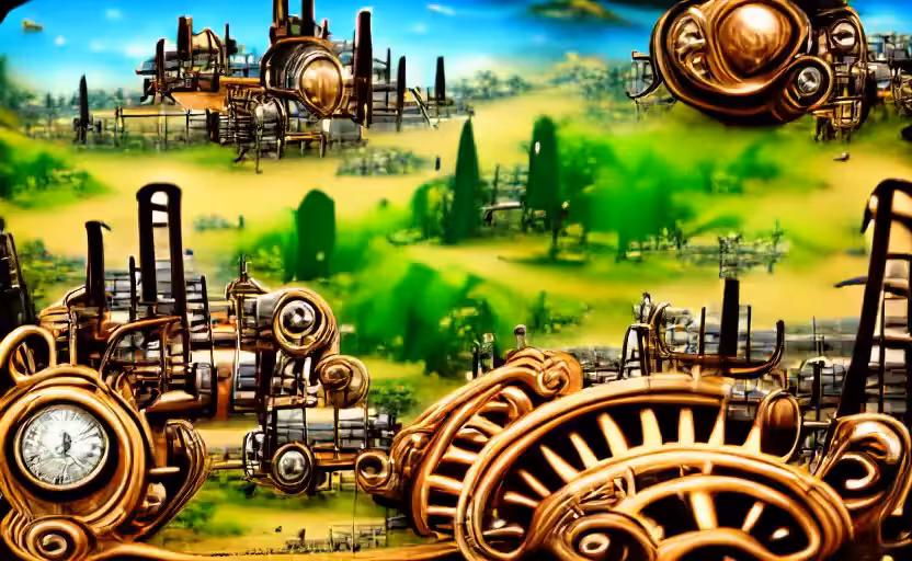 Steampunk Landscape 13