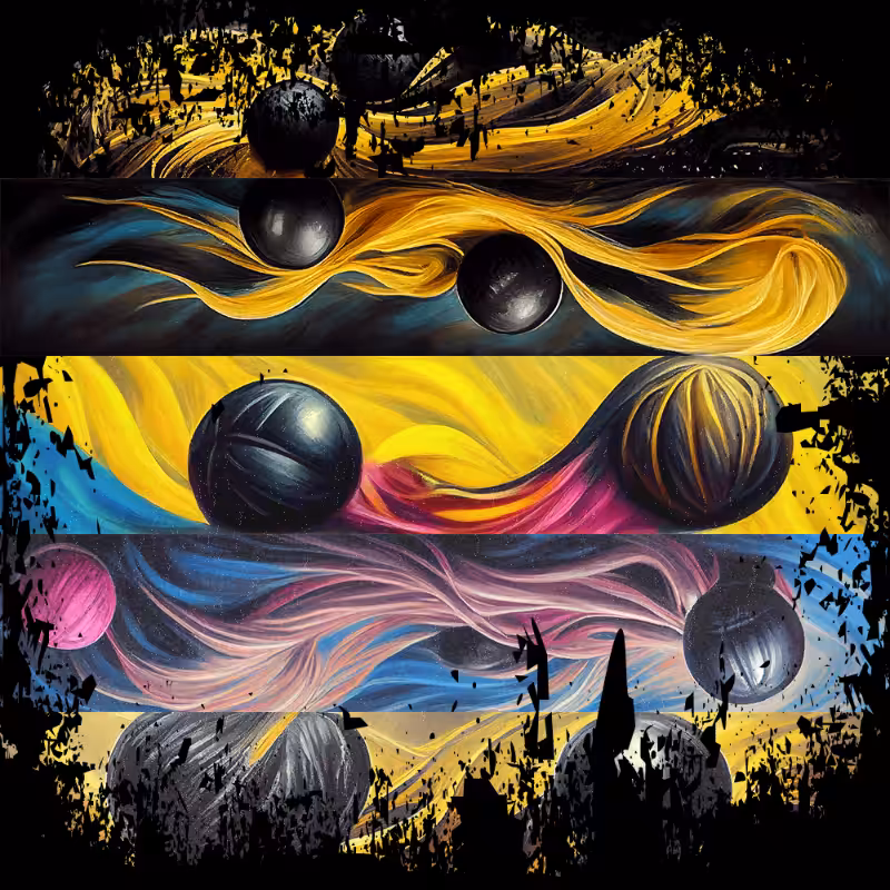 AI Abstract Balls #23