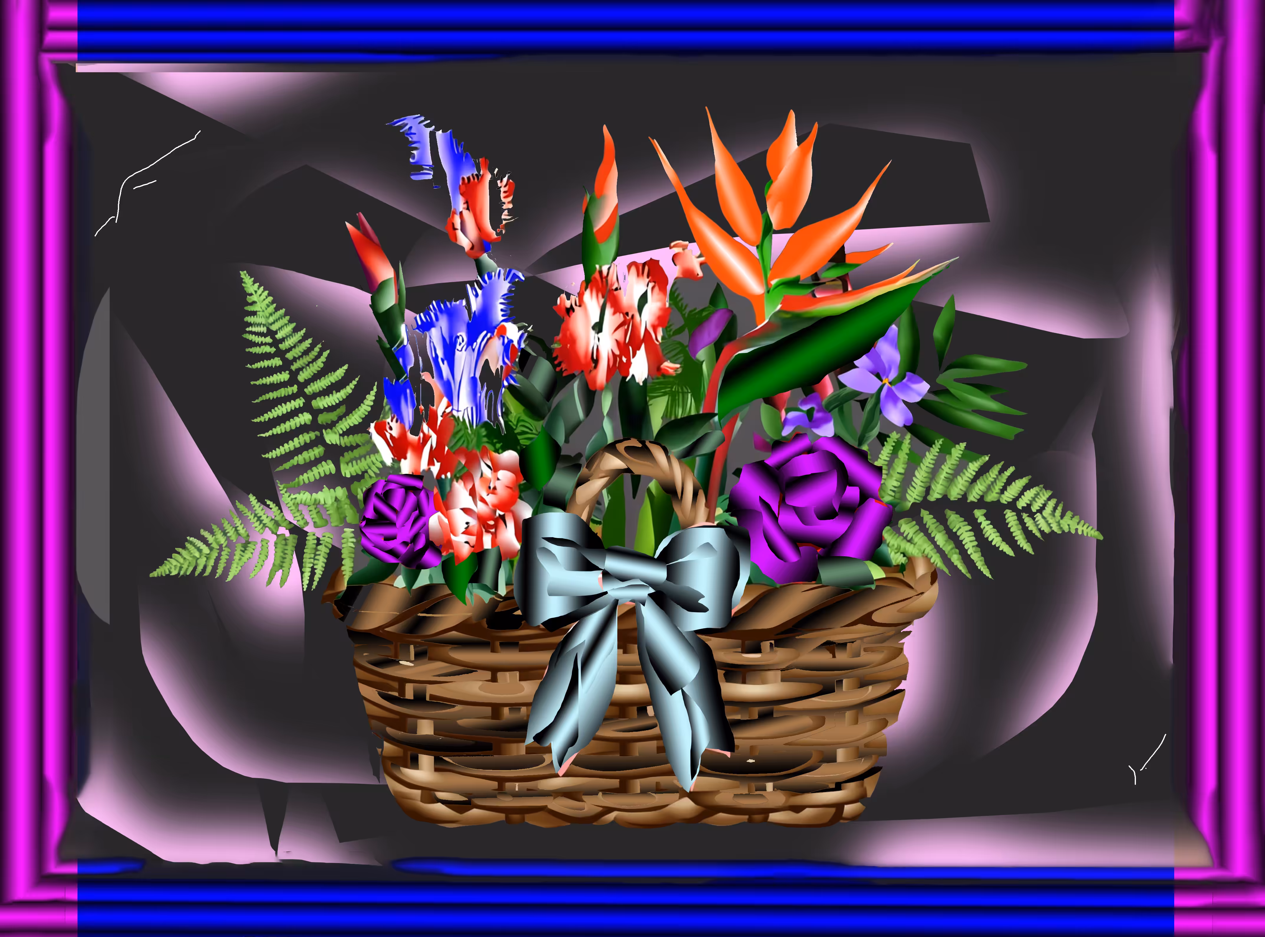 en islas: flores del mismo lugar