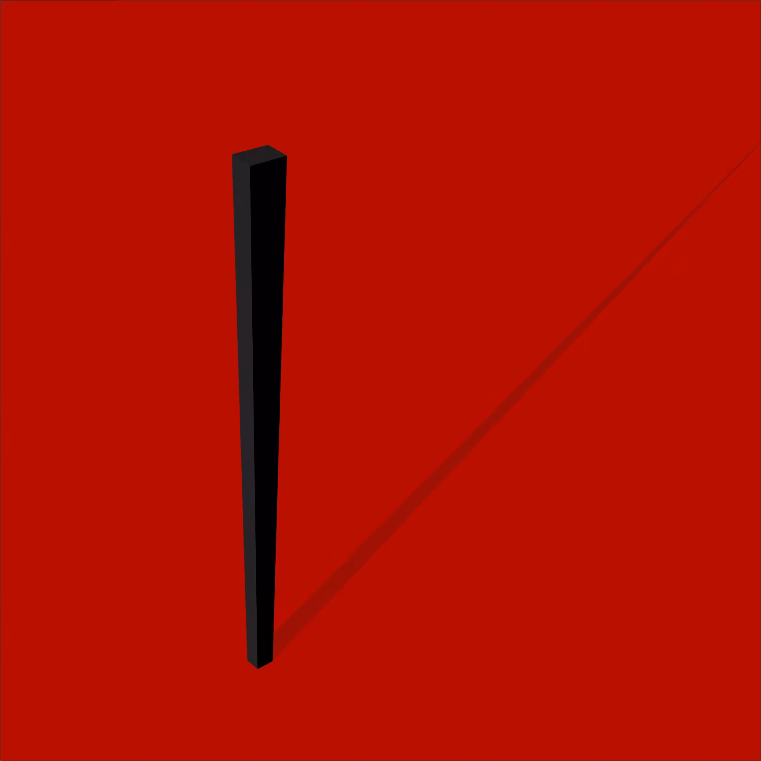 The pole in the red space