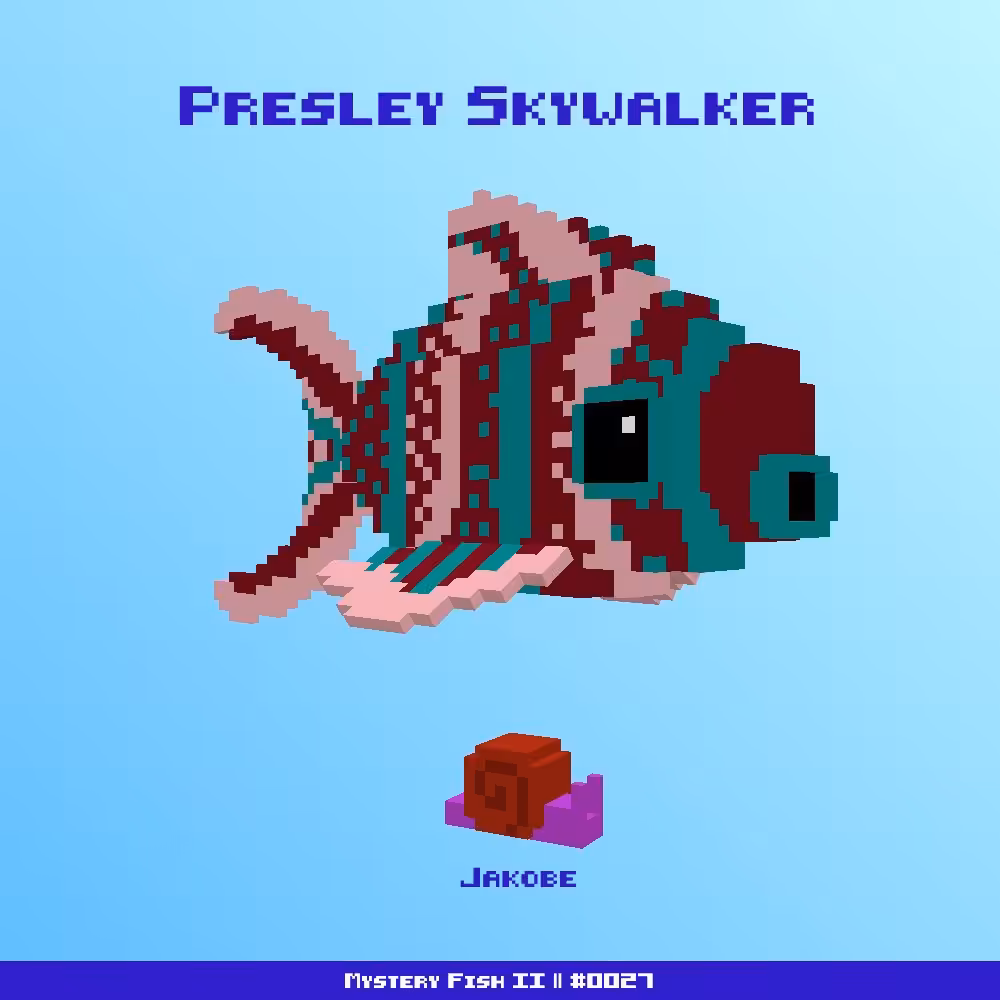 Presley Skywalker :: Mystery Fish 0027/1000
