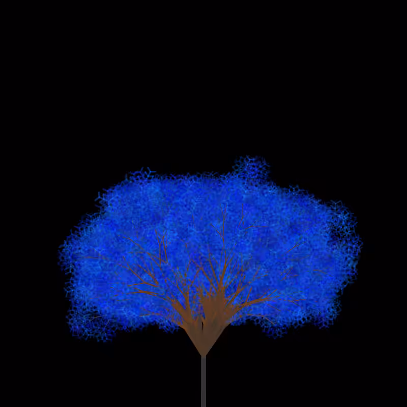 snowflake tree #8