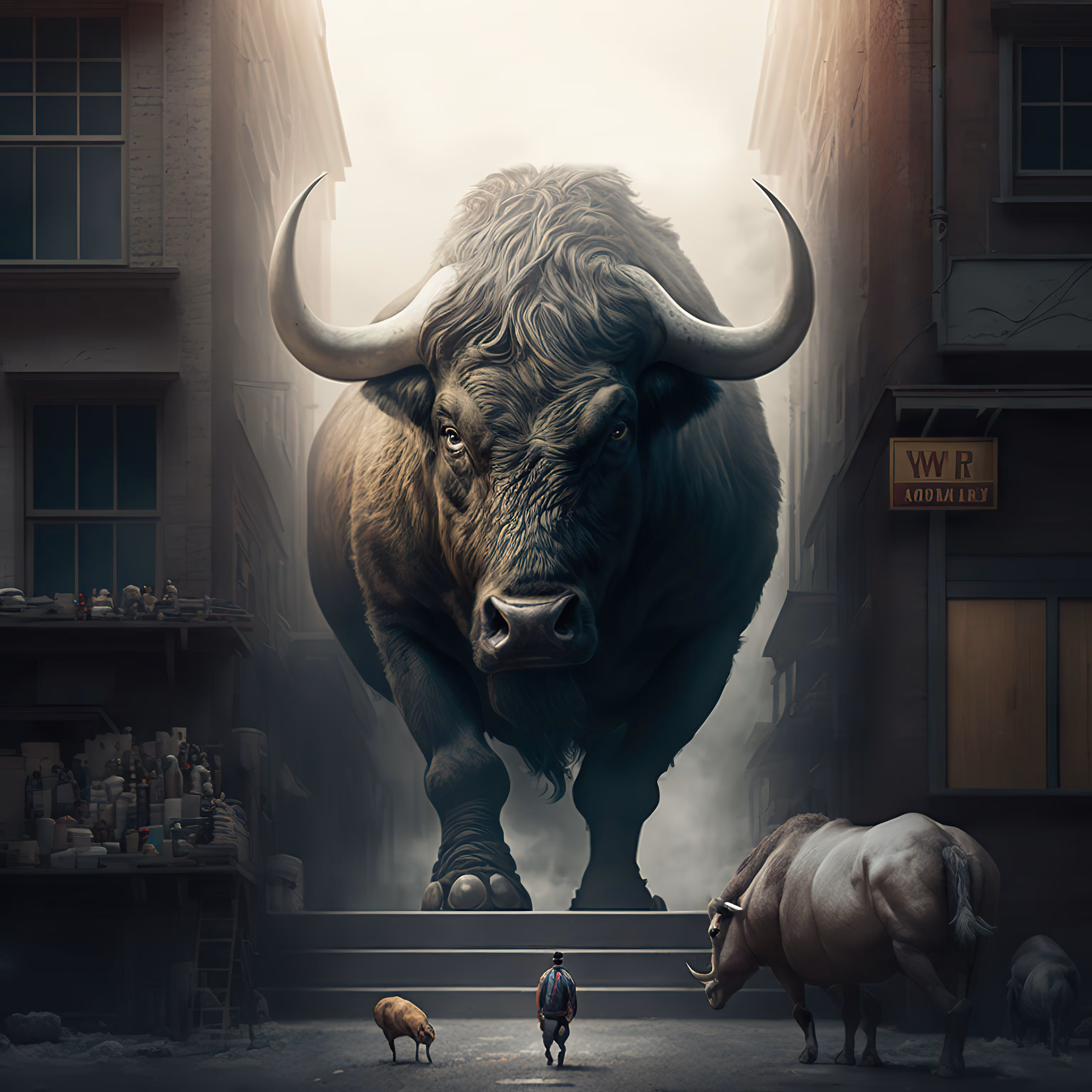 "build your own leverage up until they see you"