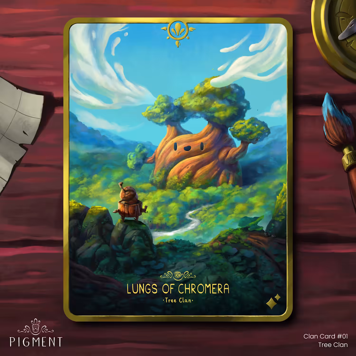 Pigment Clan #01 Superrare , Lungs of Chromera