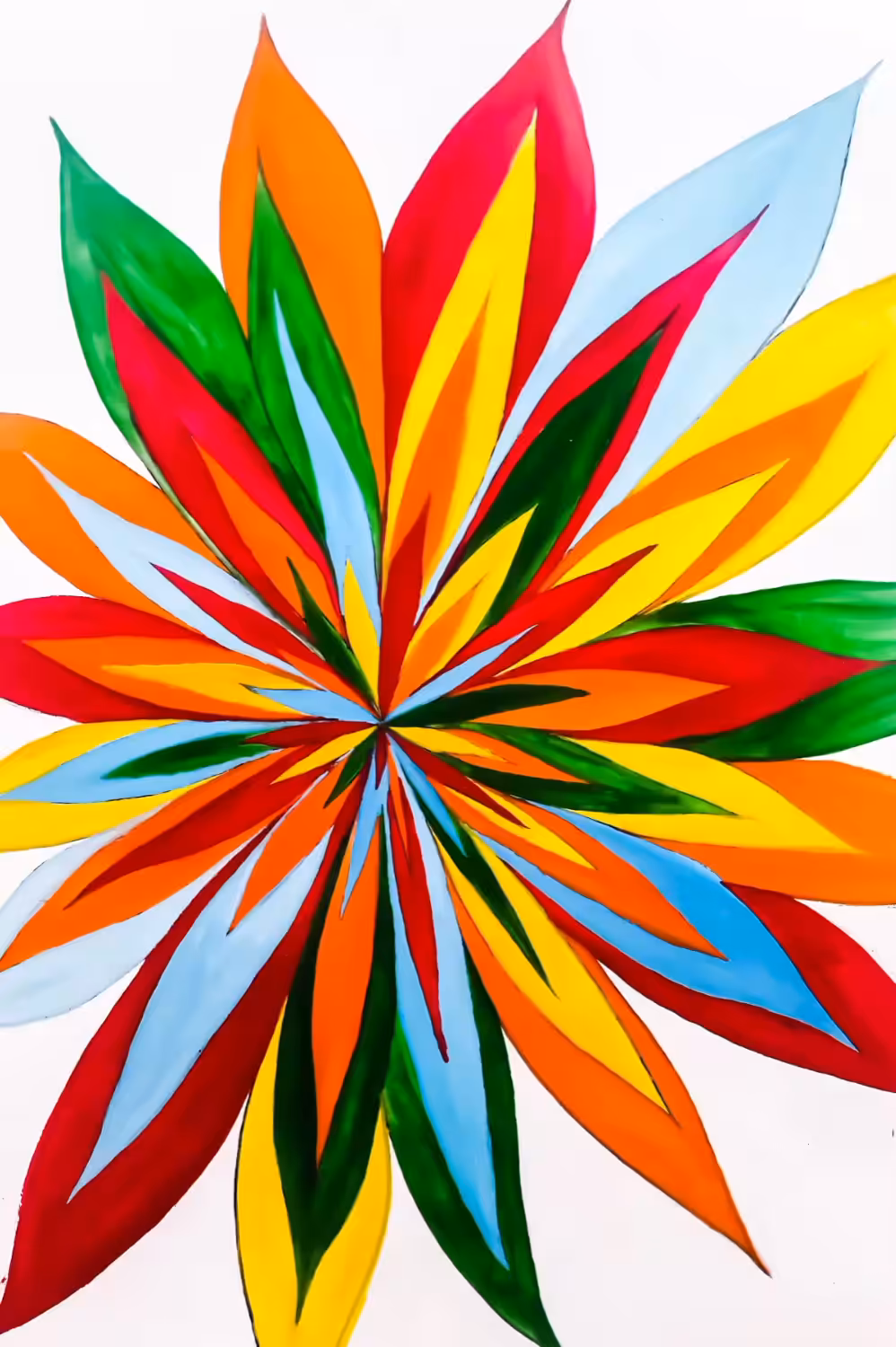 2D ternary flower