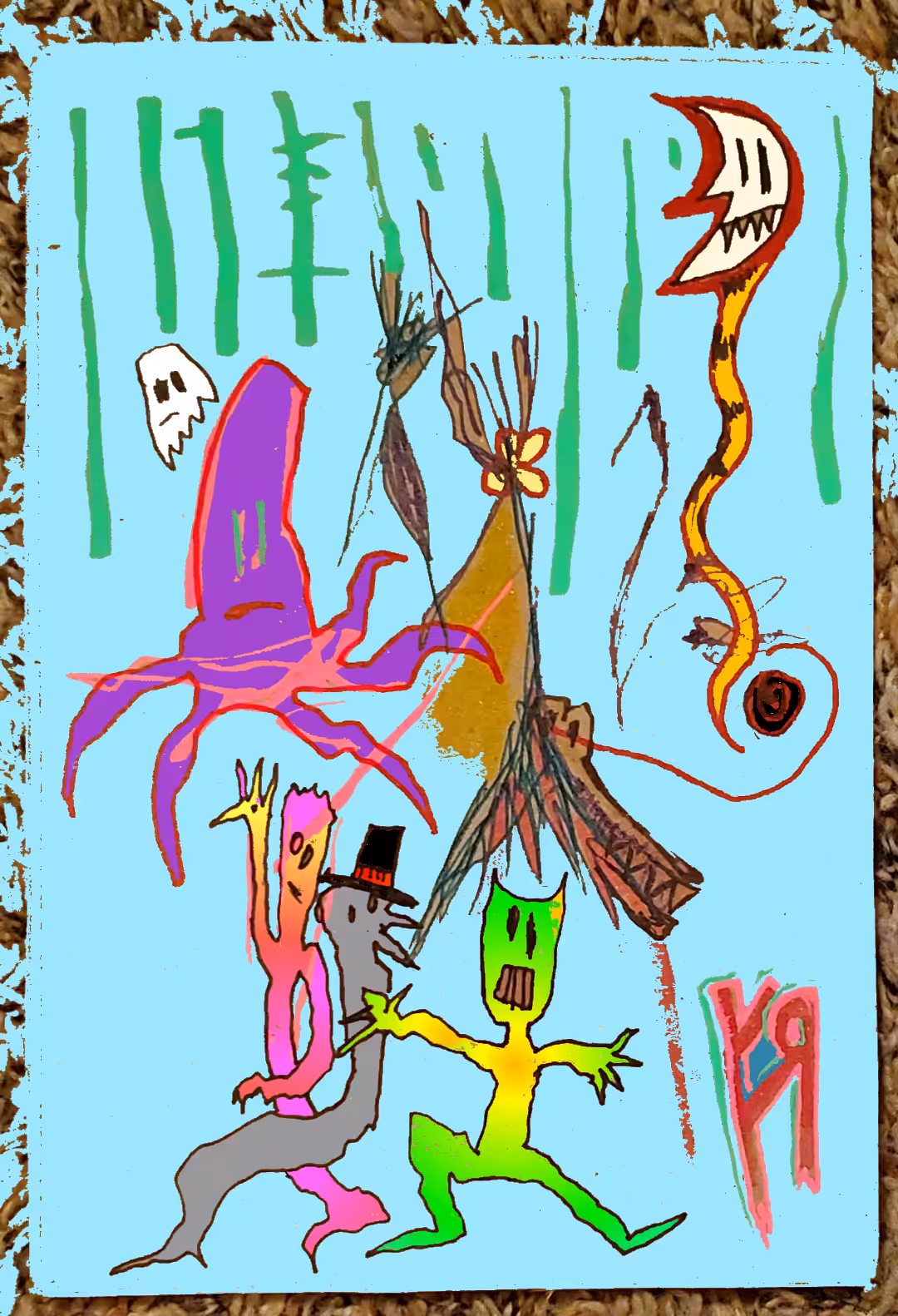 "Deep in the Bamboo Forest" by Richard F. Yates (Holy Fool)