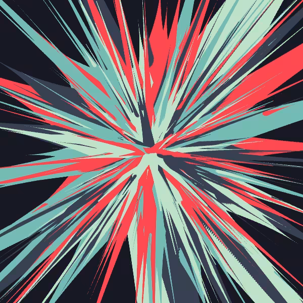drip flower painting #42