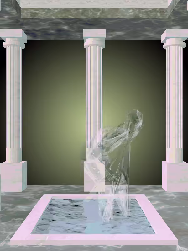 The Fading Sneaky Luminescent Chrome Woman #4435