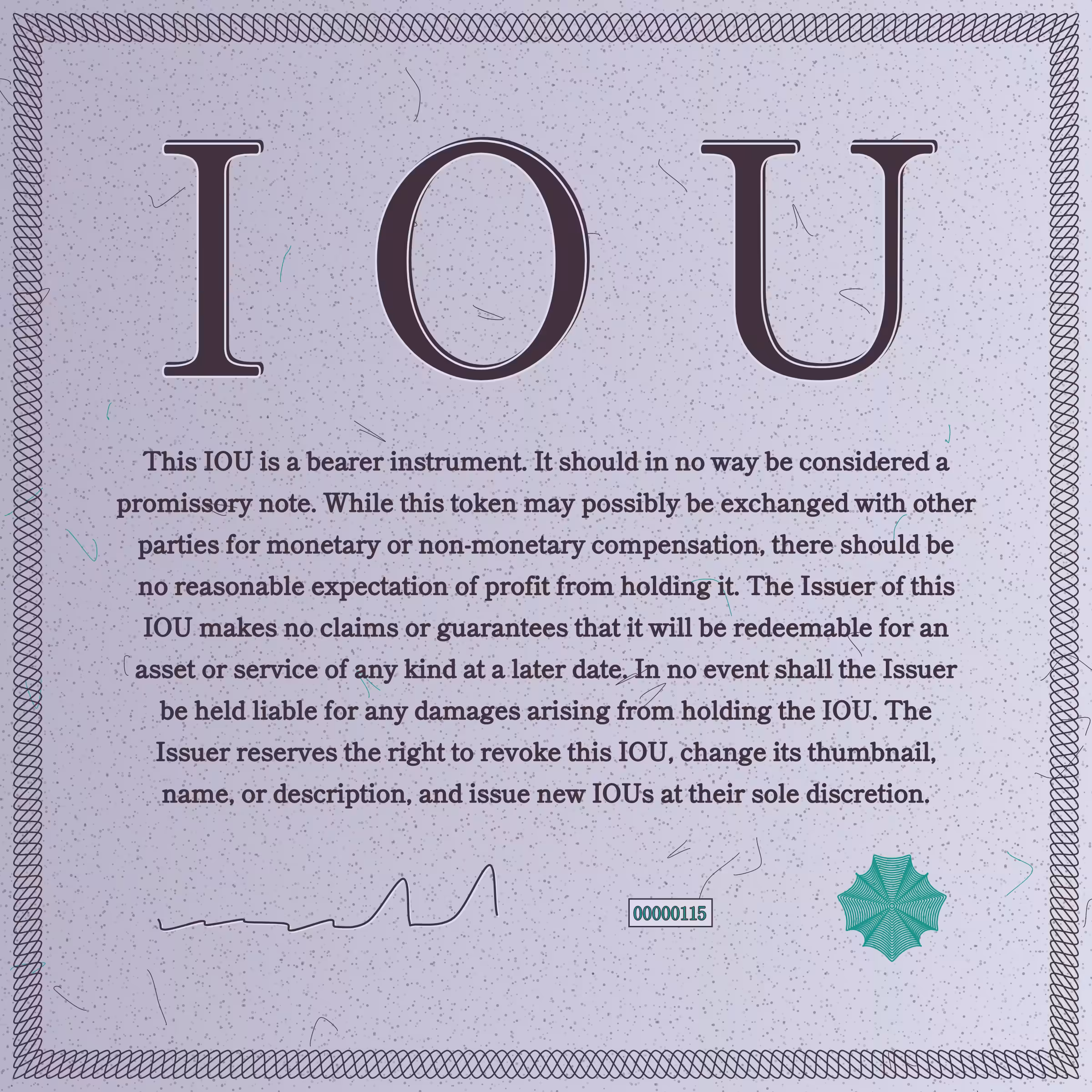 IOU #115