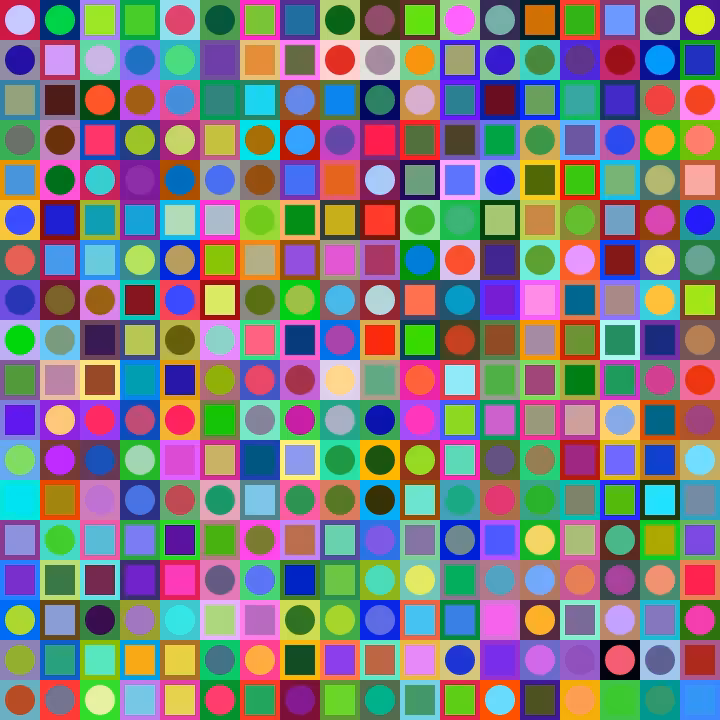 Square Dot Composition #231