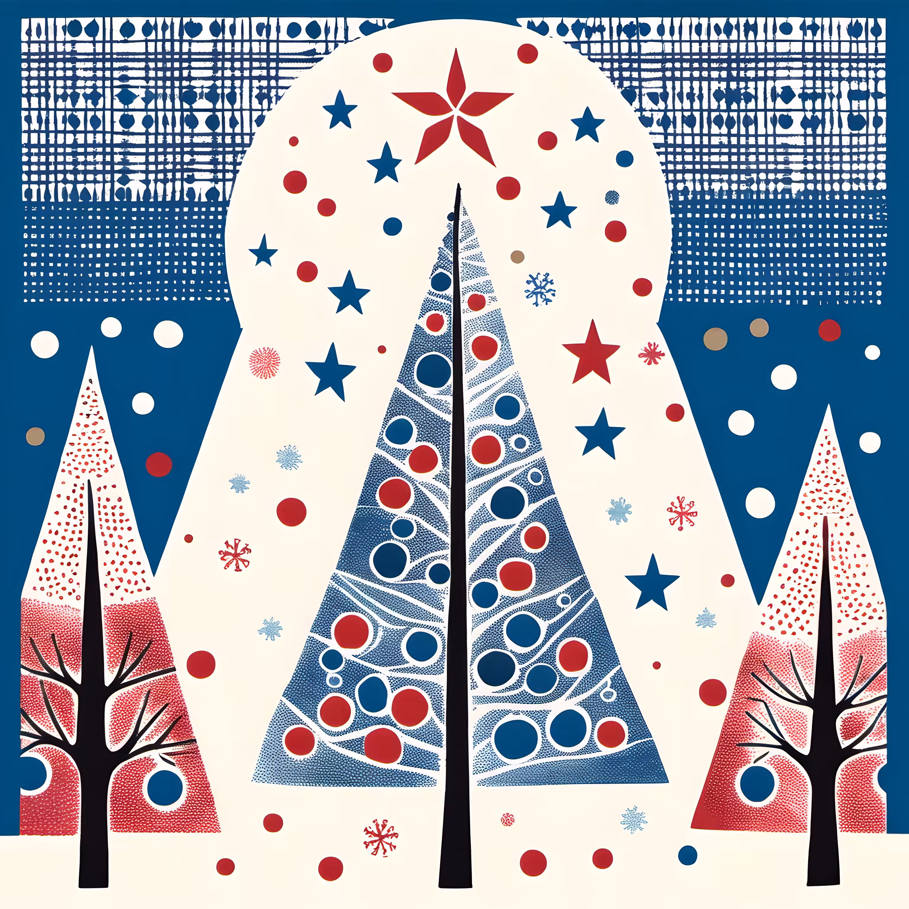 Riso Festive Trees #43