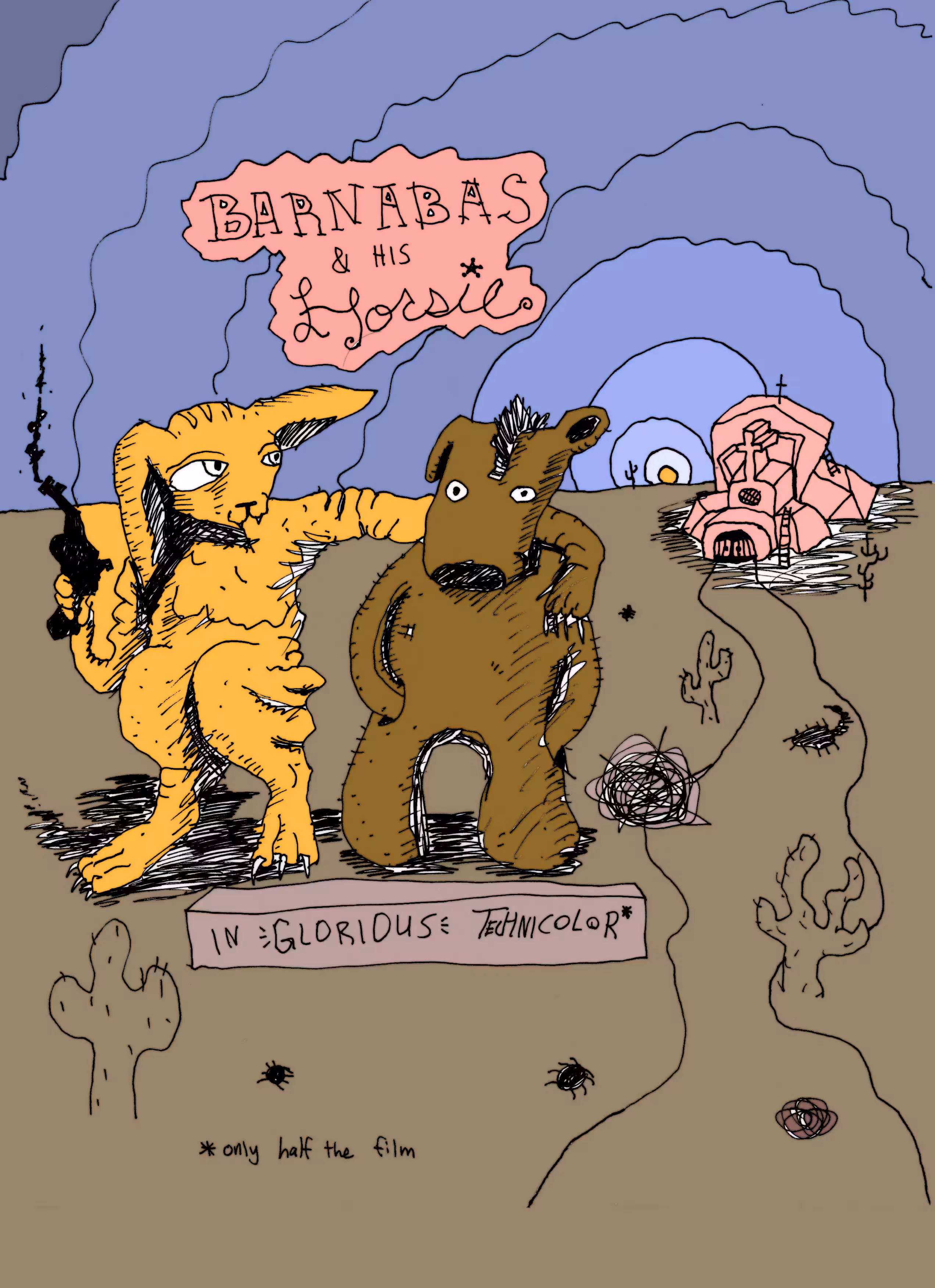 barnabas and his horsie in glorious technicolor